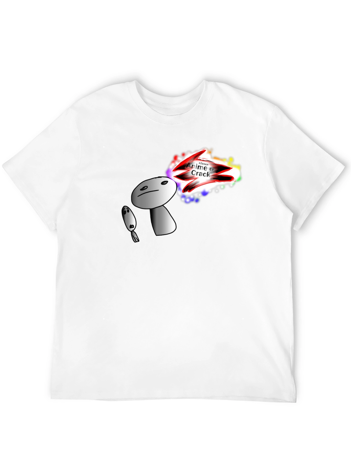 Anime Crack T-Shirt - Unique Graphic Tee
