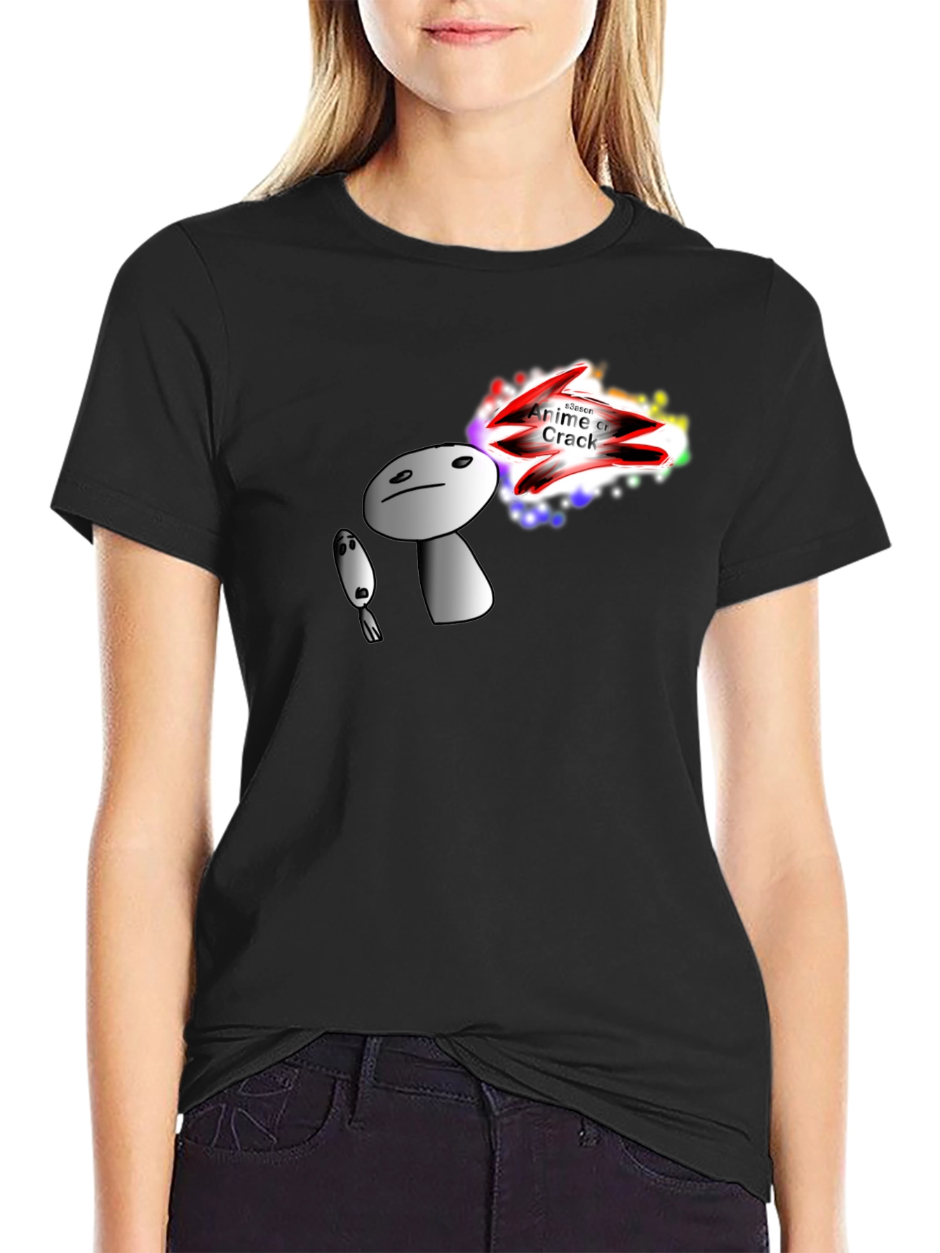 Anime Crack T-Shirt - Unique Graphic Tee