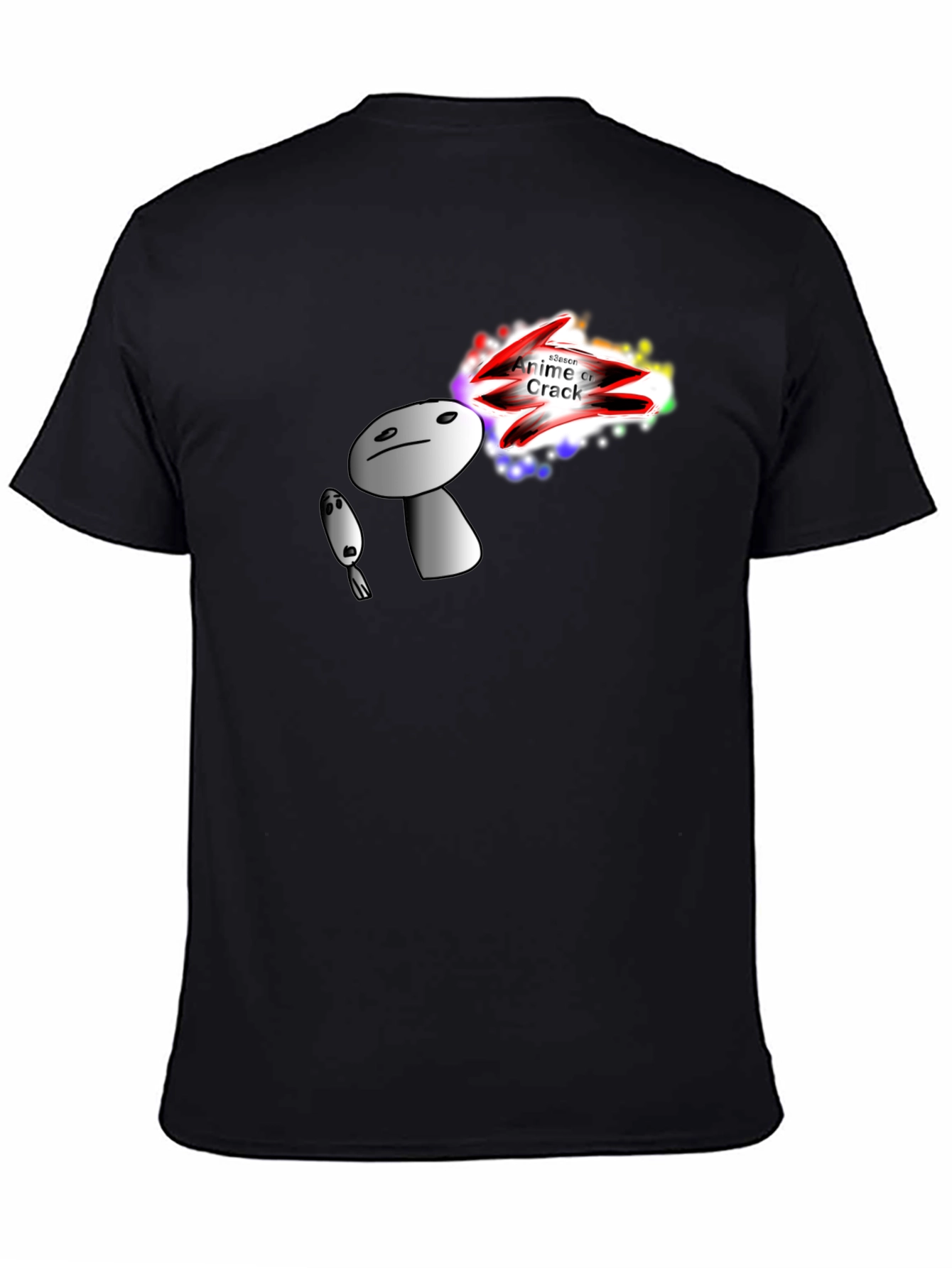 Anime Crack T-Shirt - Unique Graphic Tee
