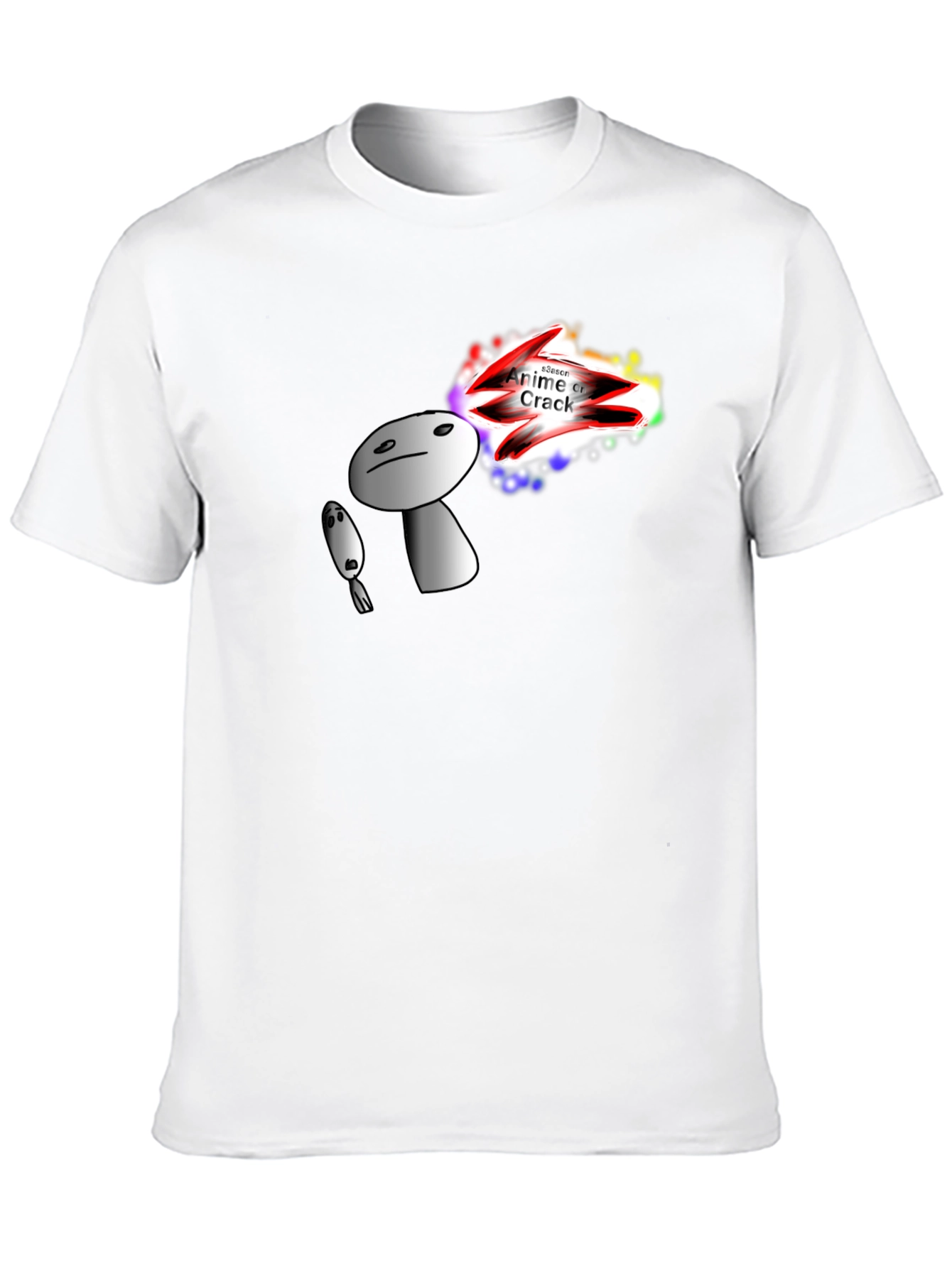 Anime Crack T-Shirt - Unique Graphic Tee