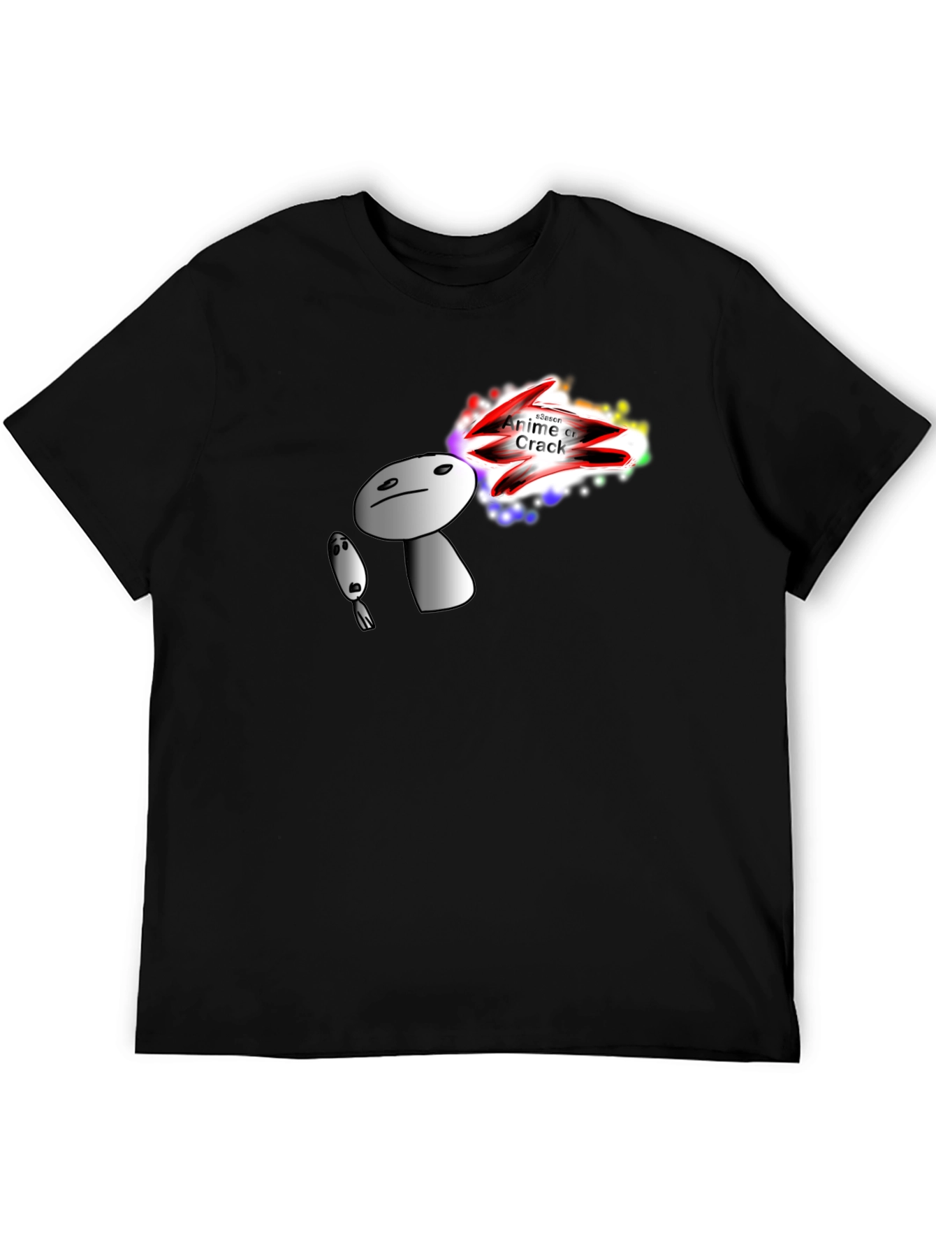 Anime Crack T-Shirt - Unique Graphic Tee