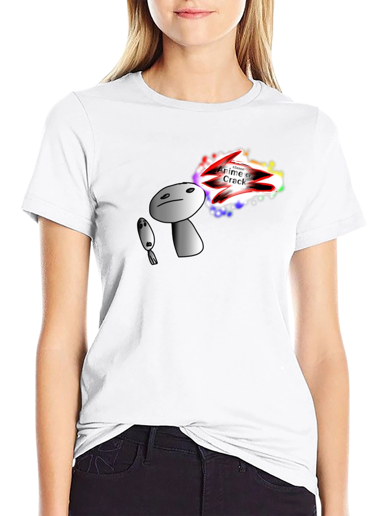 Anime Crack T-Shirt - Unique Graphic Tee