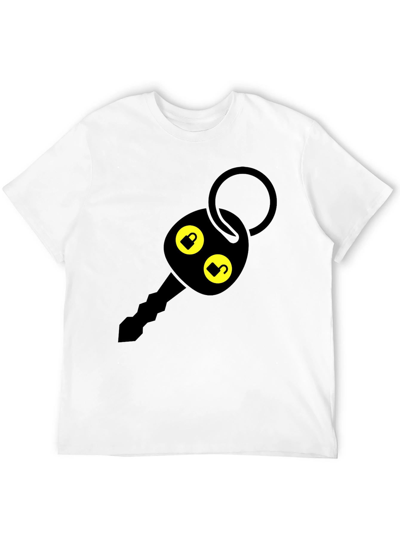Lock & Unlock Graphic T-Shirt - Black