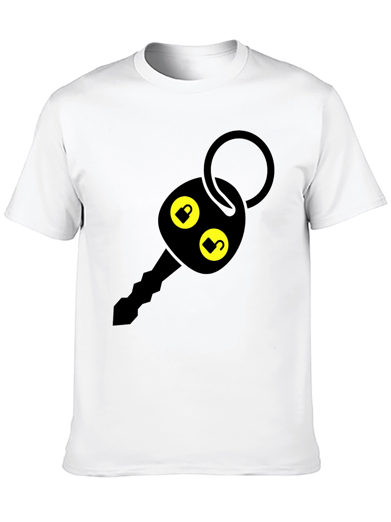 Lock & Unlock Graphic T-Shirt - Black