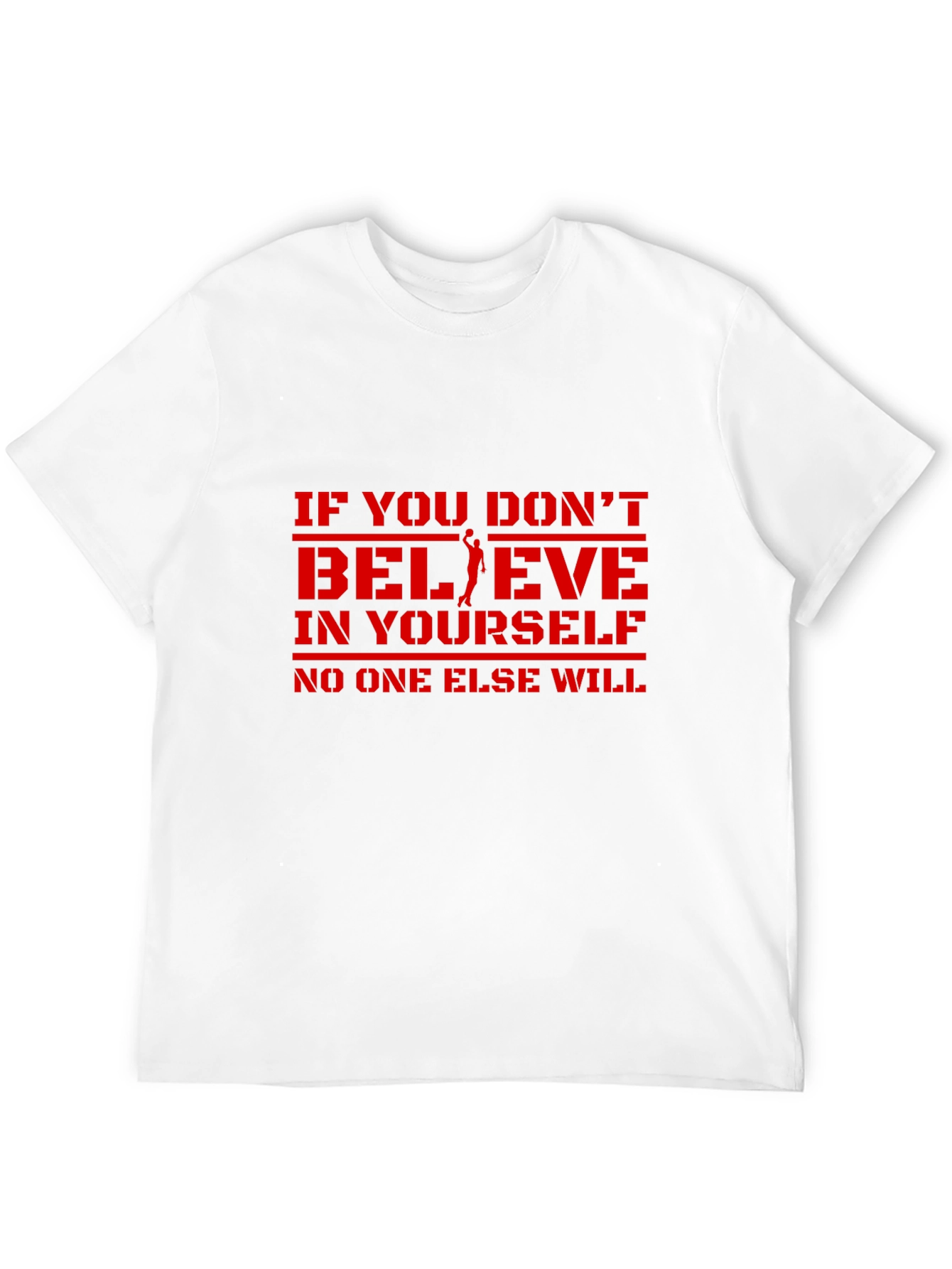 Believe in Yourself Graphic Tee - Black