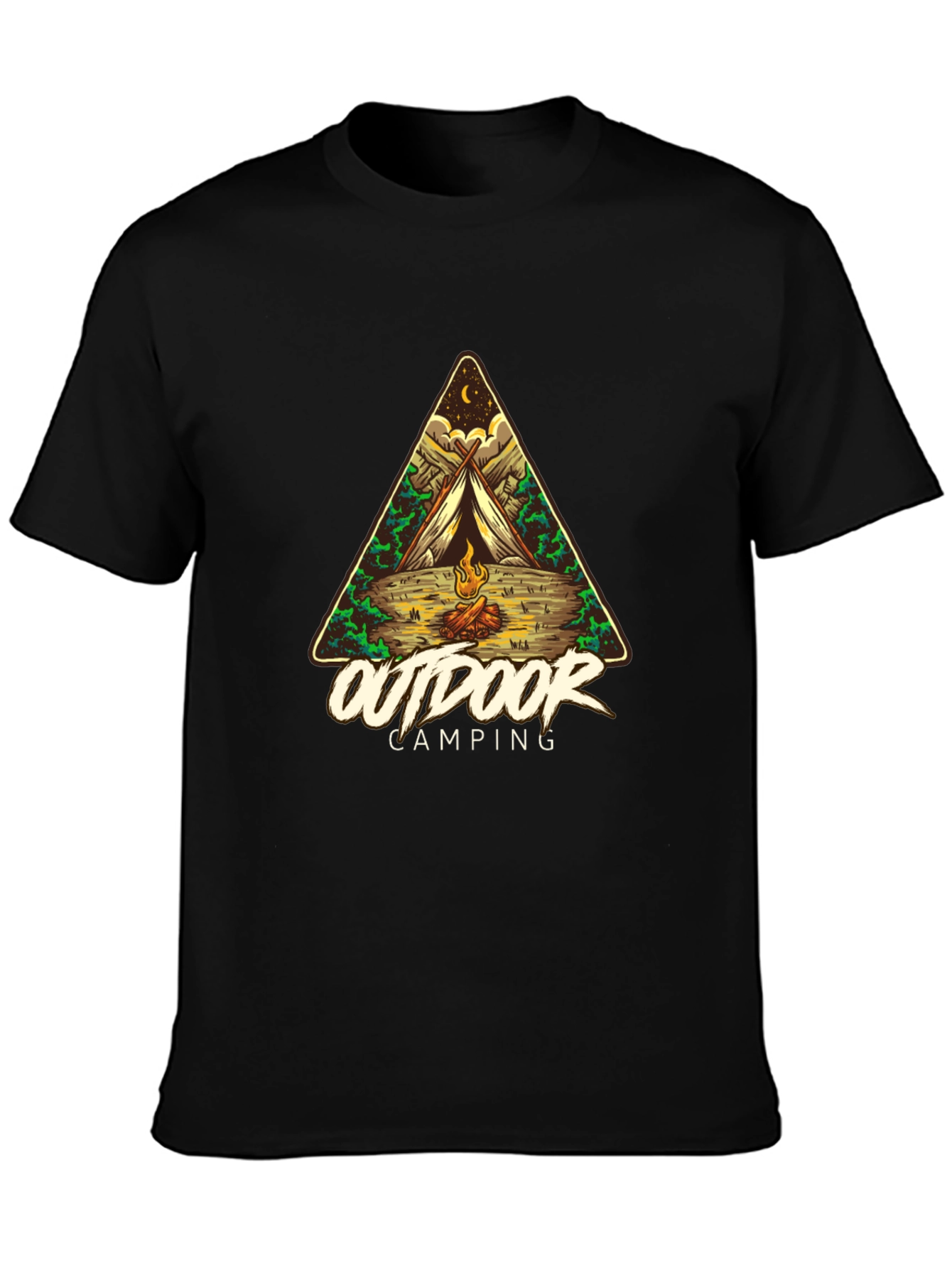 Outdoor Camping Graphic T-Shirt
