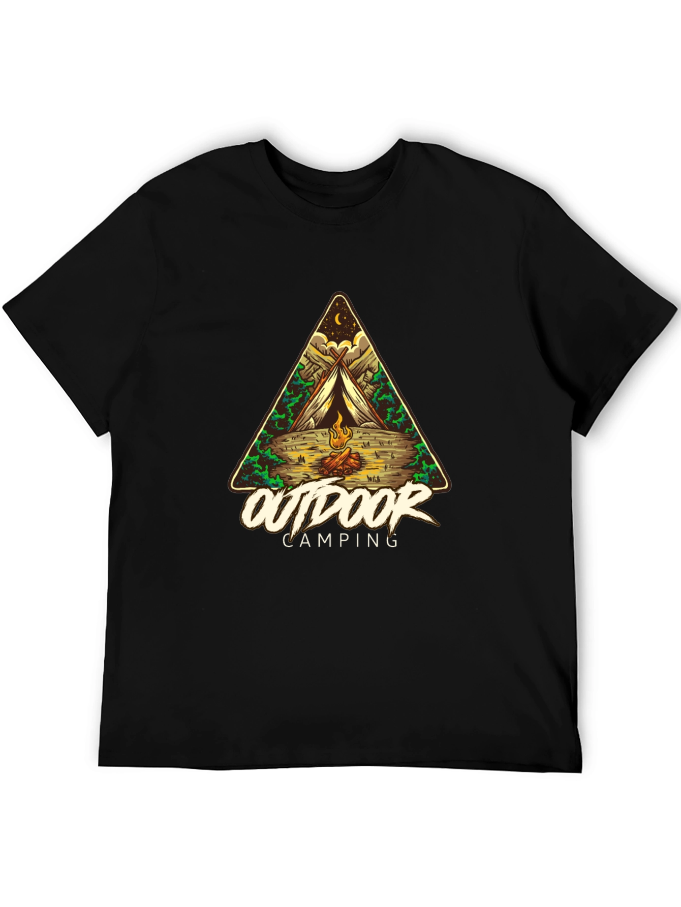 Outdoor Camping Graphic T-Shirt
