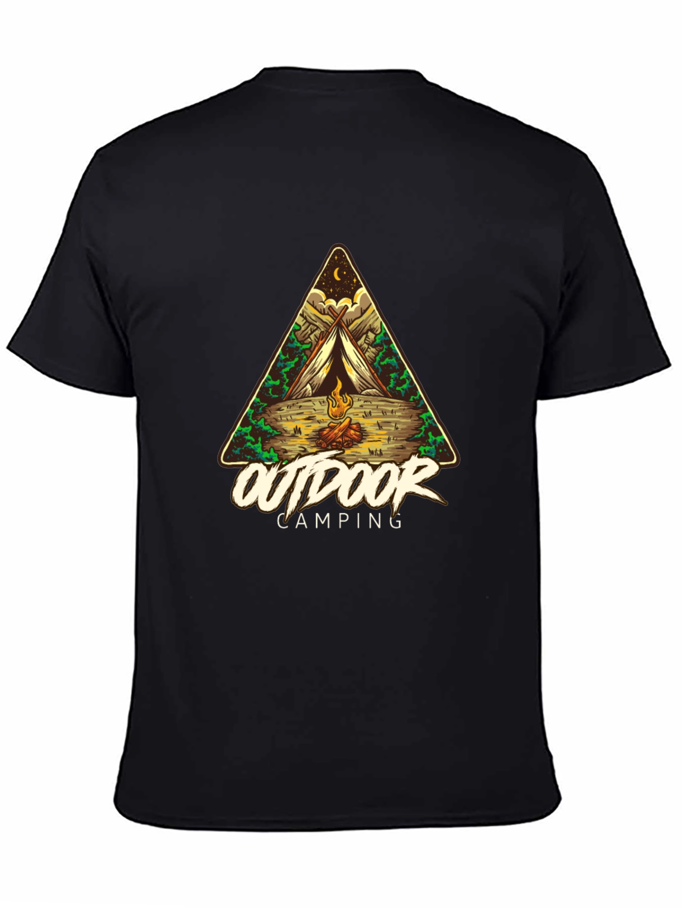 Outdoor Camping Graphic T-Shirt