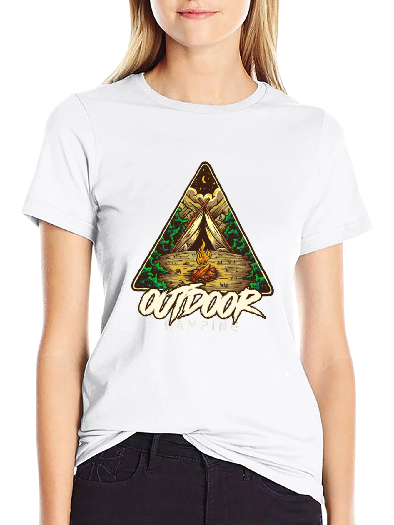 Outdoor Camping Graphic T-Shirt