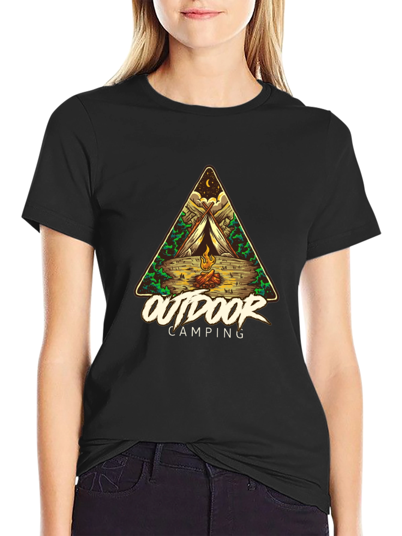 Outdoor Camping Graphic T-Shirt