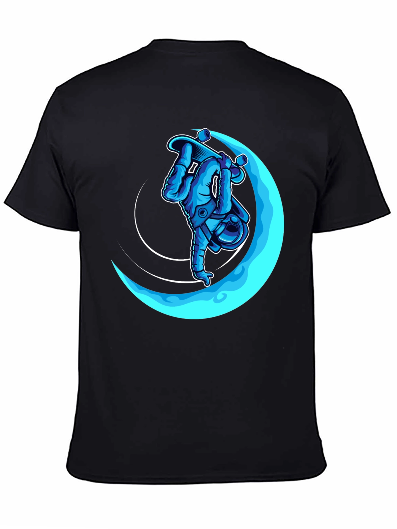 Astronaut Skateboarder T-Shirt - Cool Graphic Tee