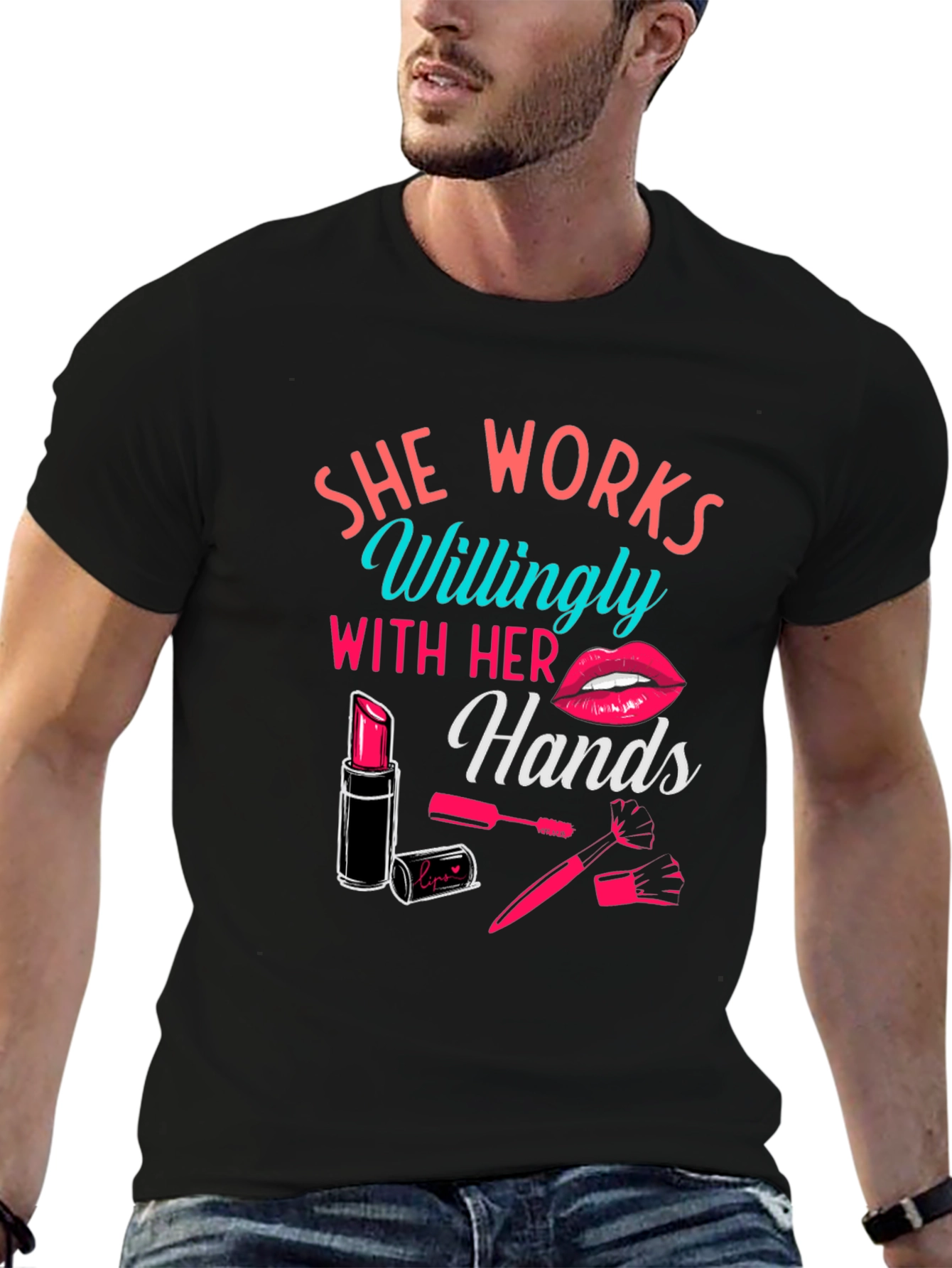 She Works Willingly With Her Hands Graphic Tee
