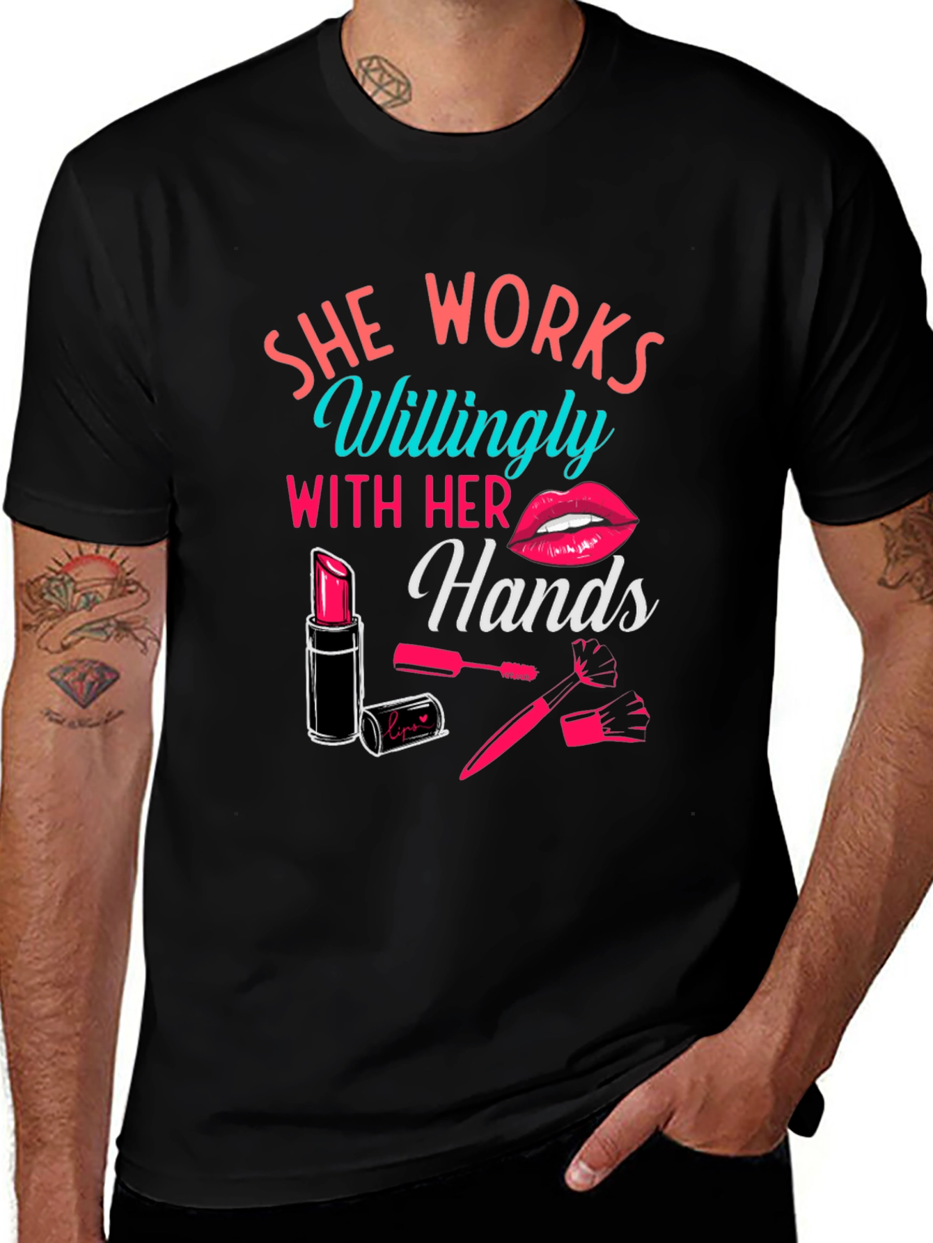 She Works Willingly With Her Hands Graphic Tee