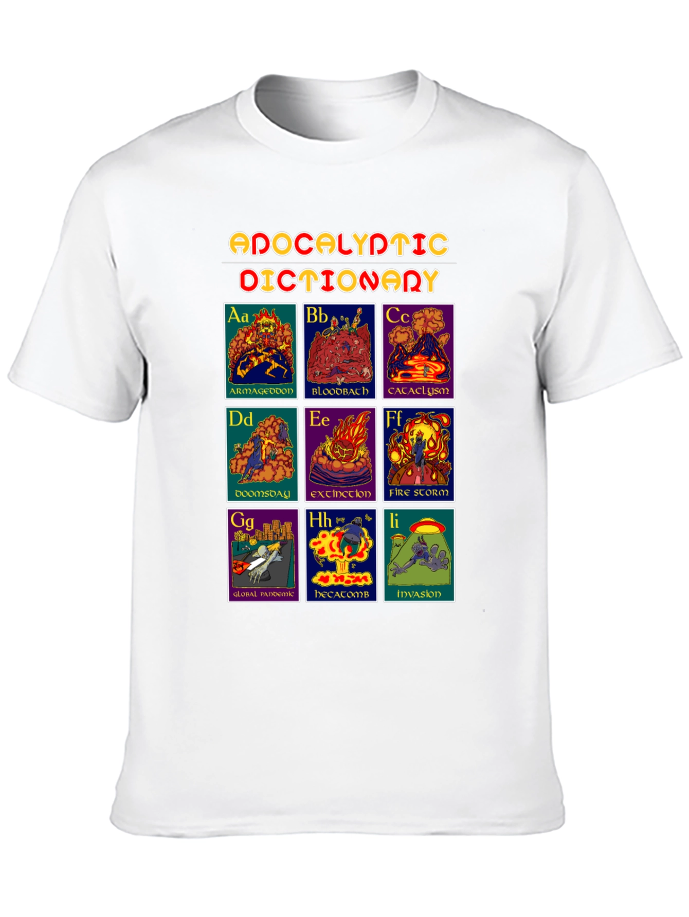 Apocalyptic Dictionary Graphic T-Shirt - Black