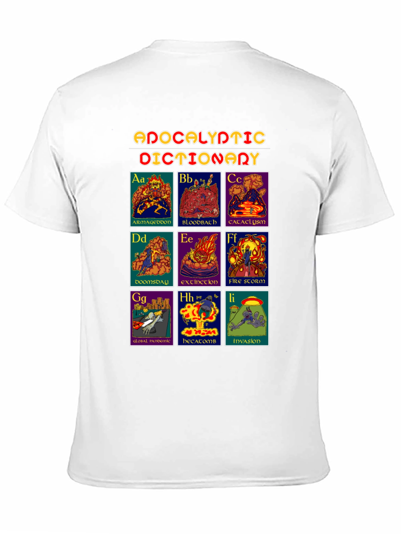 Apocalyptic Dictionary Graphic T-Shirt - Black