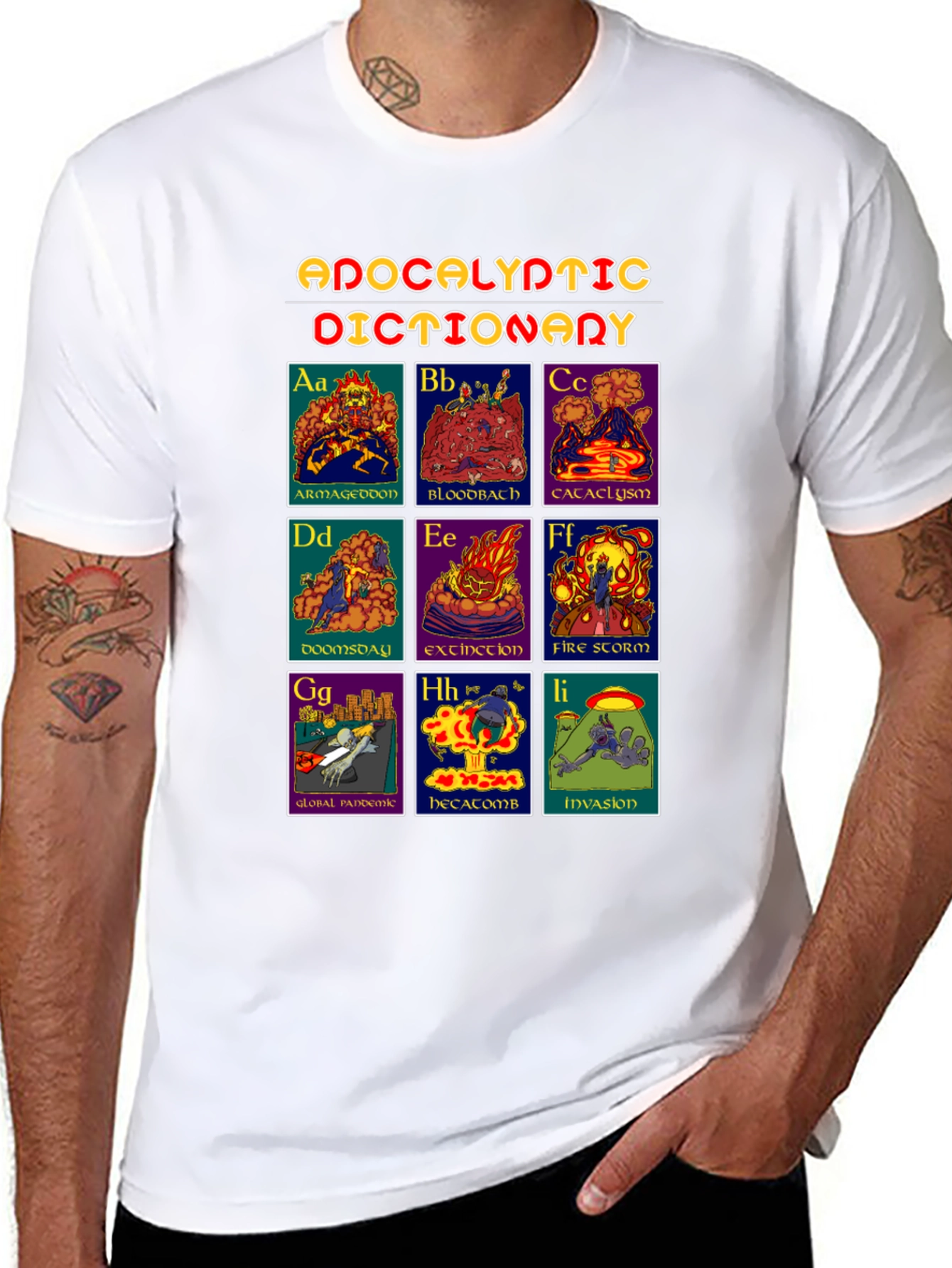 Apocalyptic Dictionary Graphic T-Shirt - Black