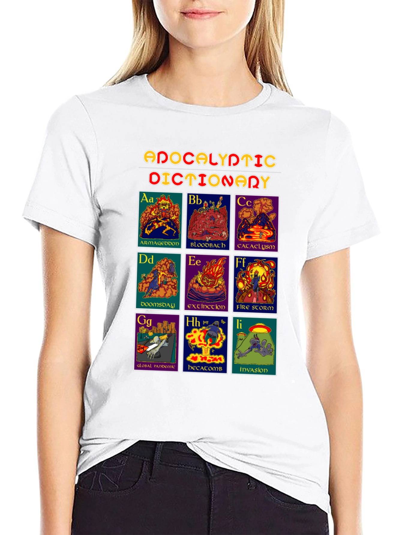 Apocalyptic Dictionary Graphic T-Shirt - Black