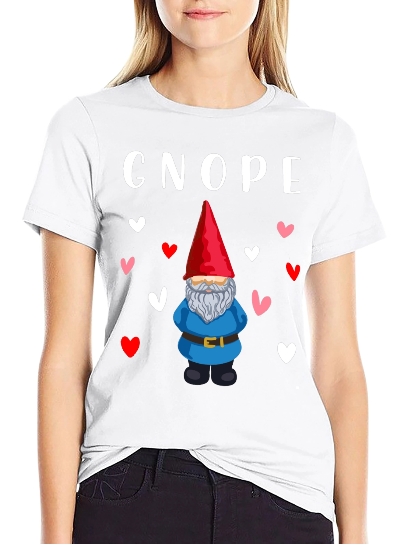 Gnope Valentines Day Gnome T-Shirt