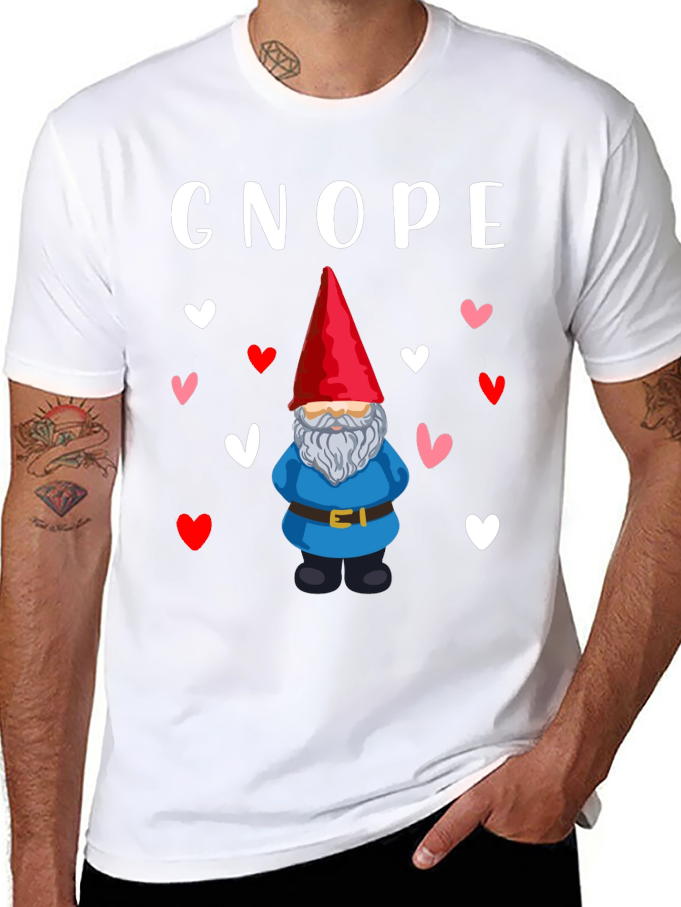 Gnope Valentines Day Gnome T-Shirt