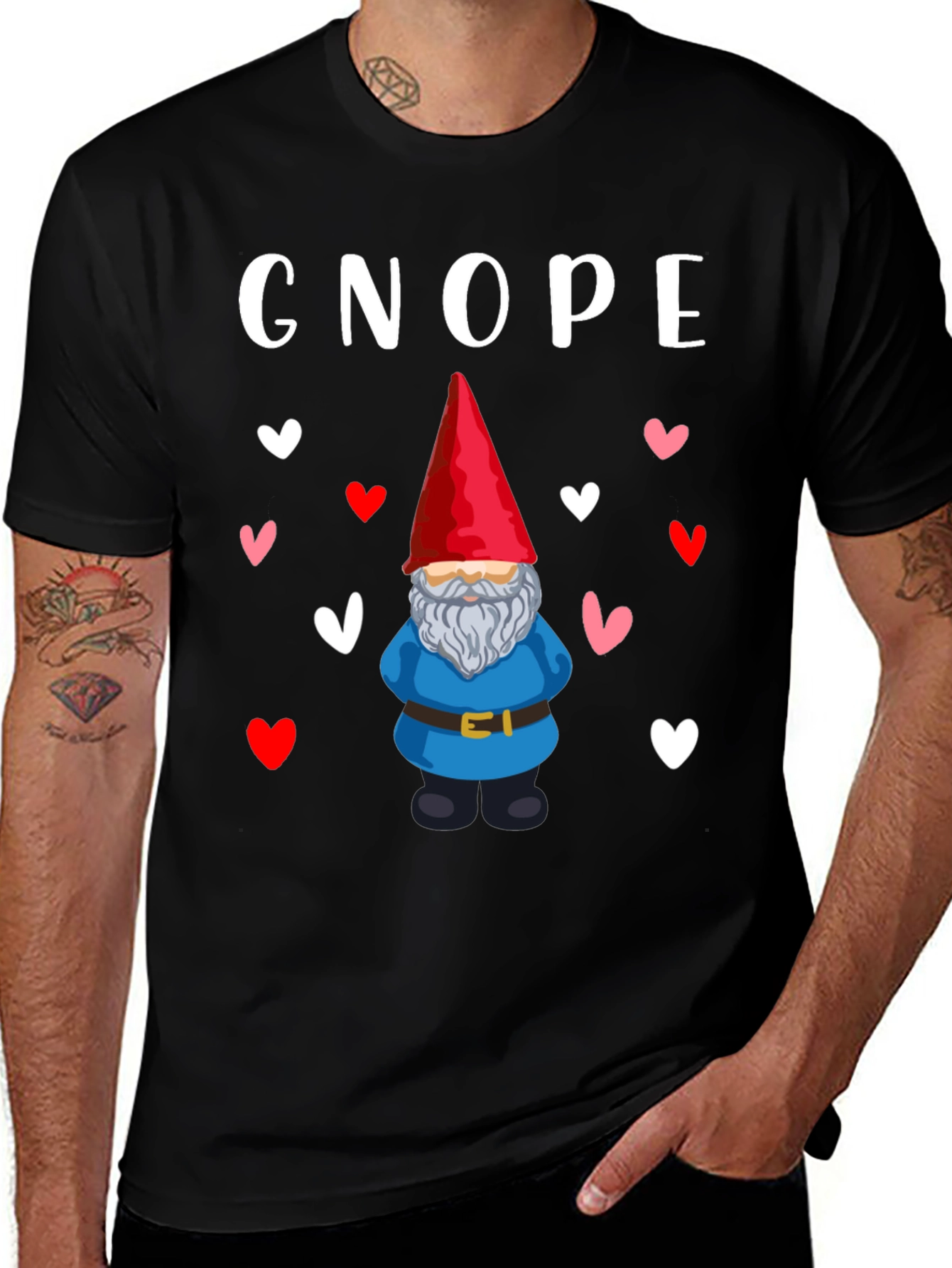 Gnope Valentines Day Gnome T-Shirt