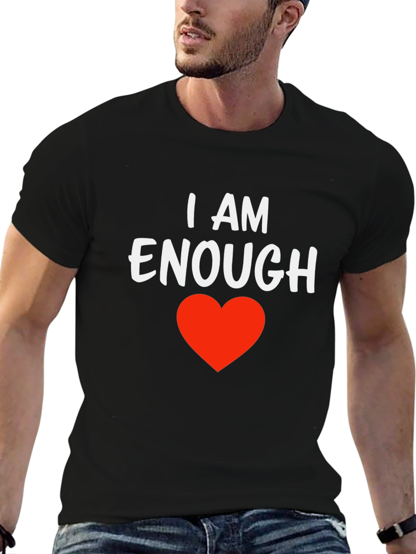 I AM ENOUGH Graphic Tee - Positive Affirmation T-Shirt