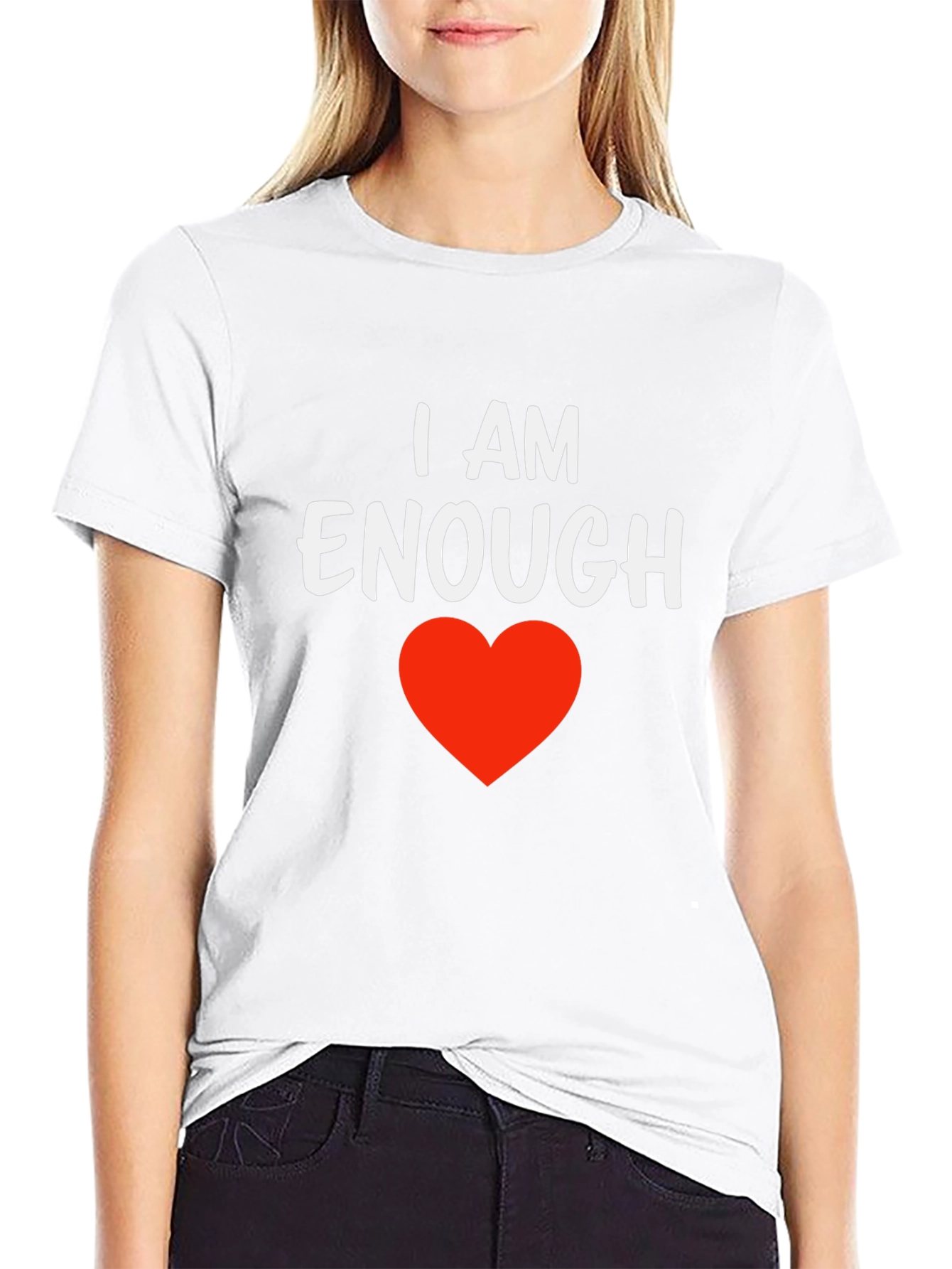 I AM ENOUGH Graphic Tee - Positive Affirmation T-Shirt