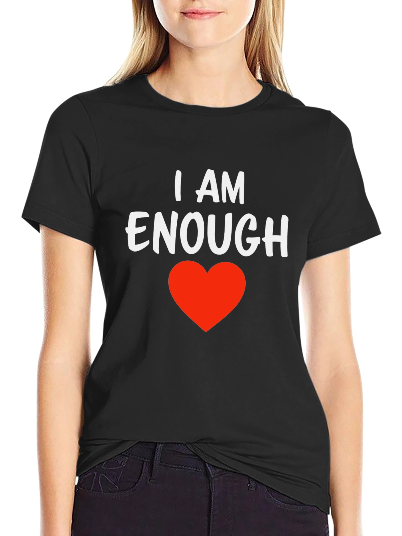 I AM ENOUGH Graphic Tee - Positive Affirmation T-Shirt