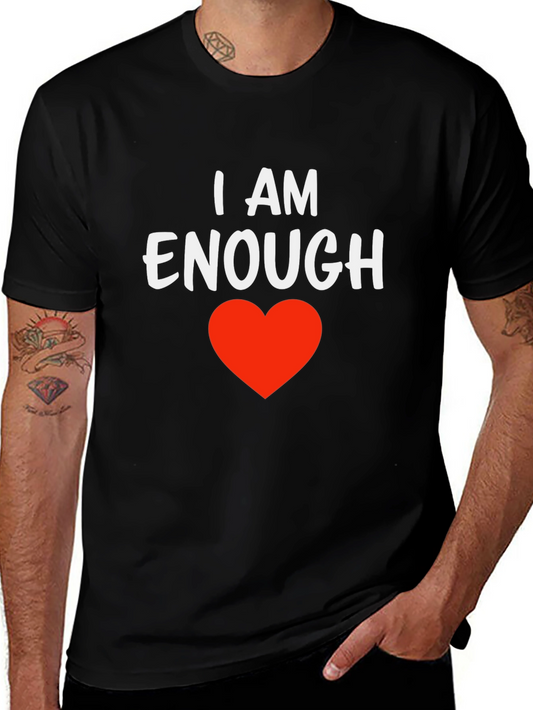 I AM ENOUGH Graphic Tee - Positive Affirmation T-Shirt