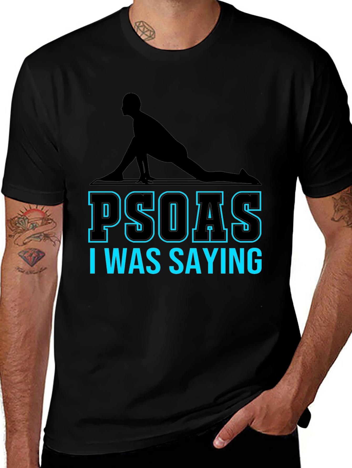 Psoas I Was Saying Yoga T-Shirt