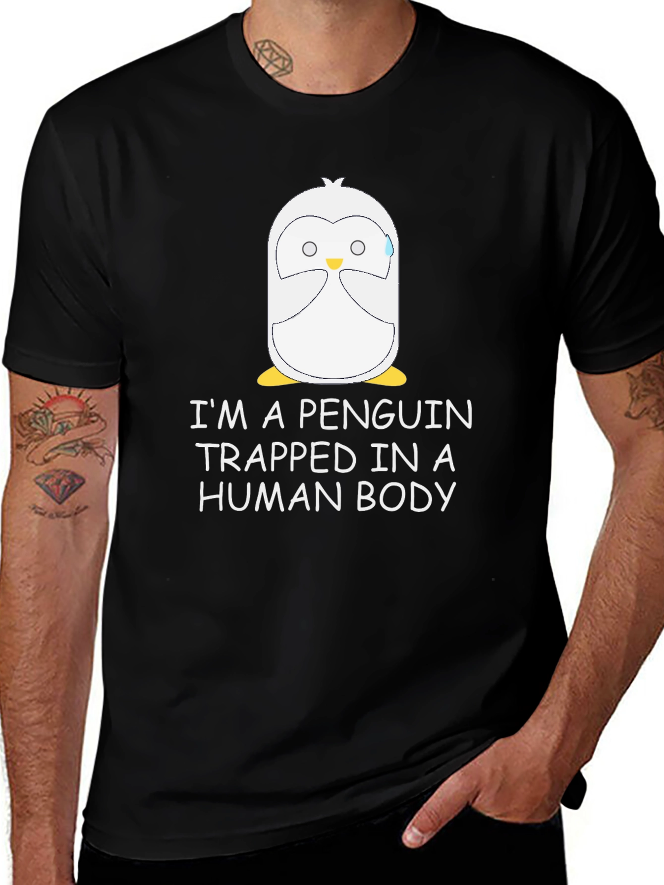 Penguin Trapped in a Human Body T-Shirt