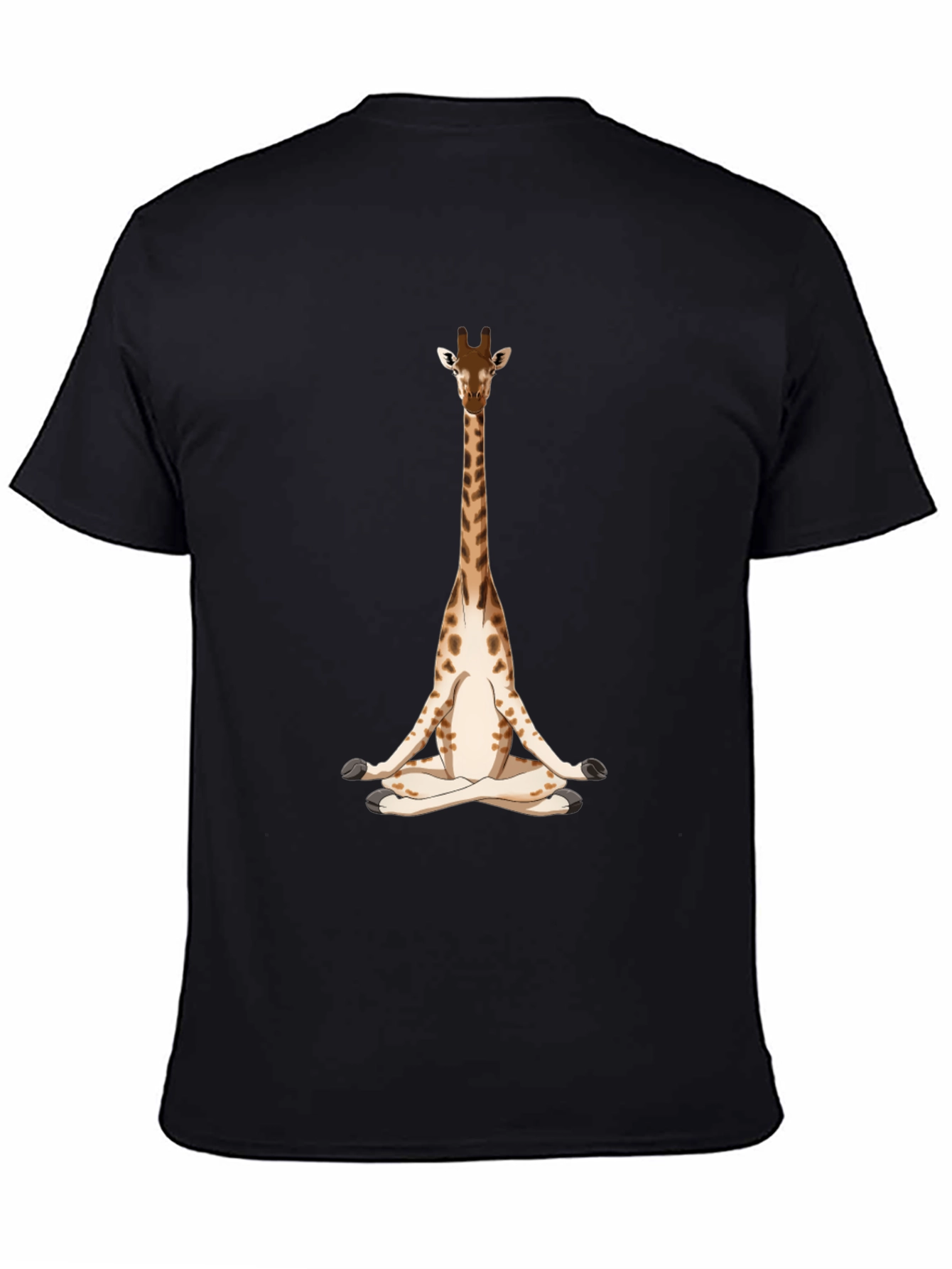 Meditating Giraffe Graphic T-Shirt