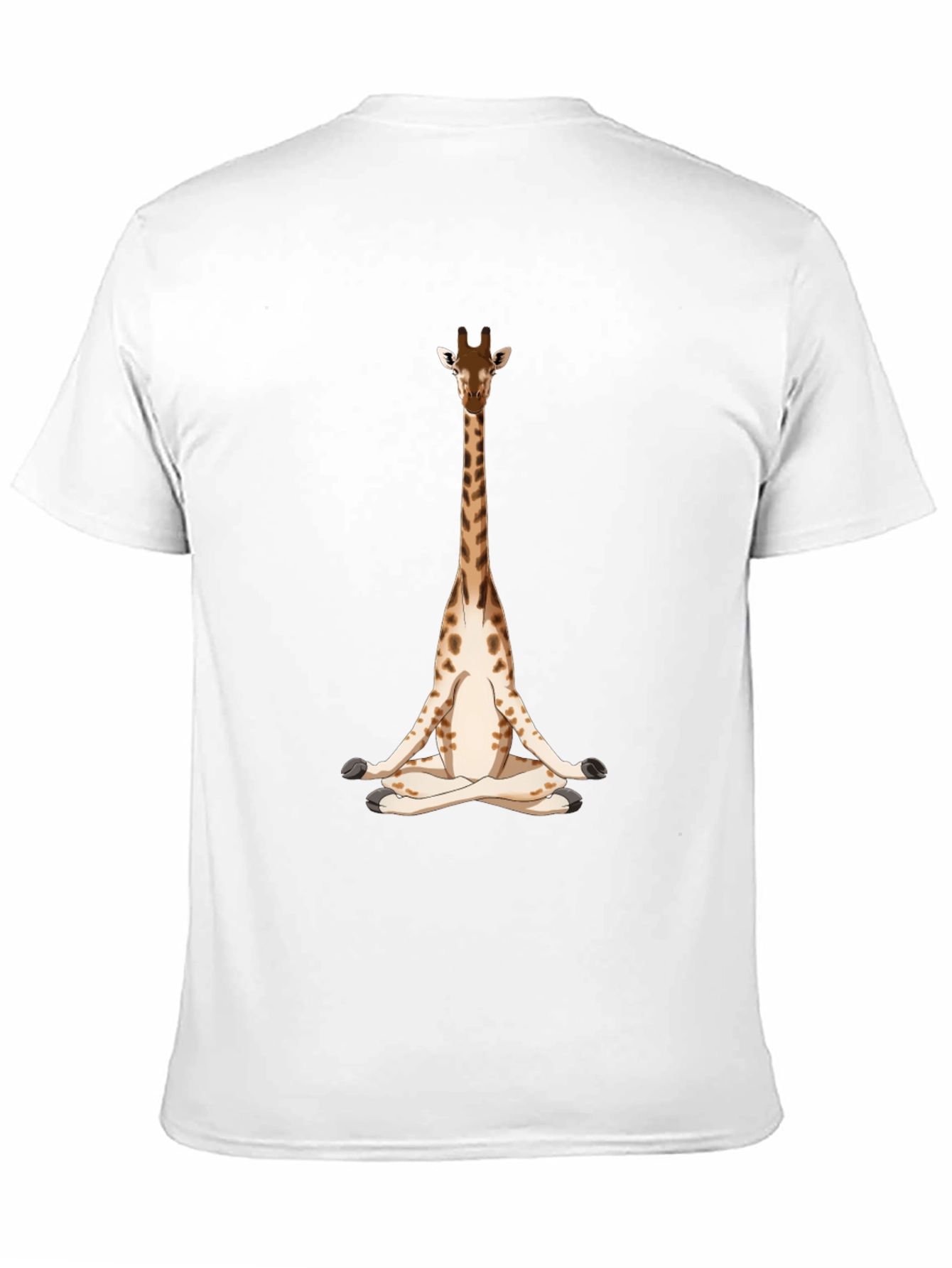 Meditating Giraffe Graphic T-Shirt