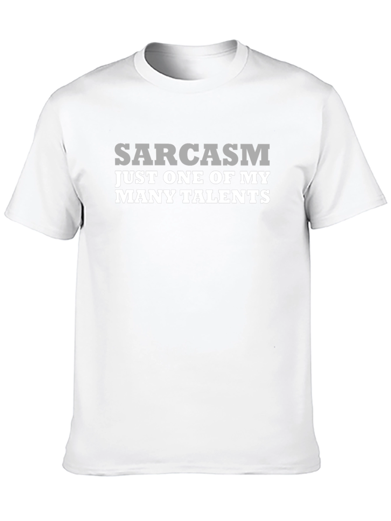 Sarcasm Talent Graphic Tee - Black Cotton T-Shirt