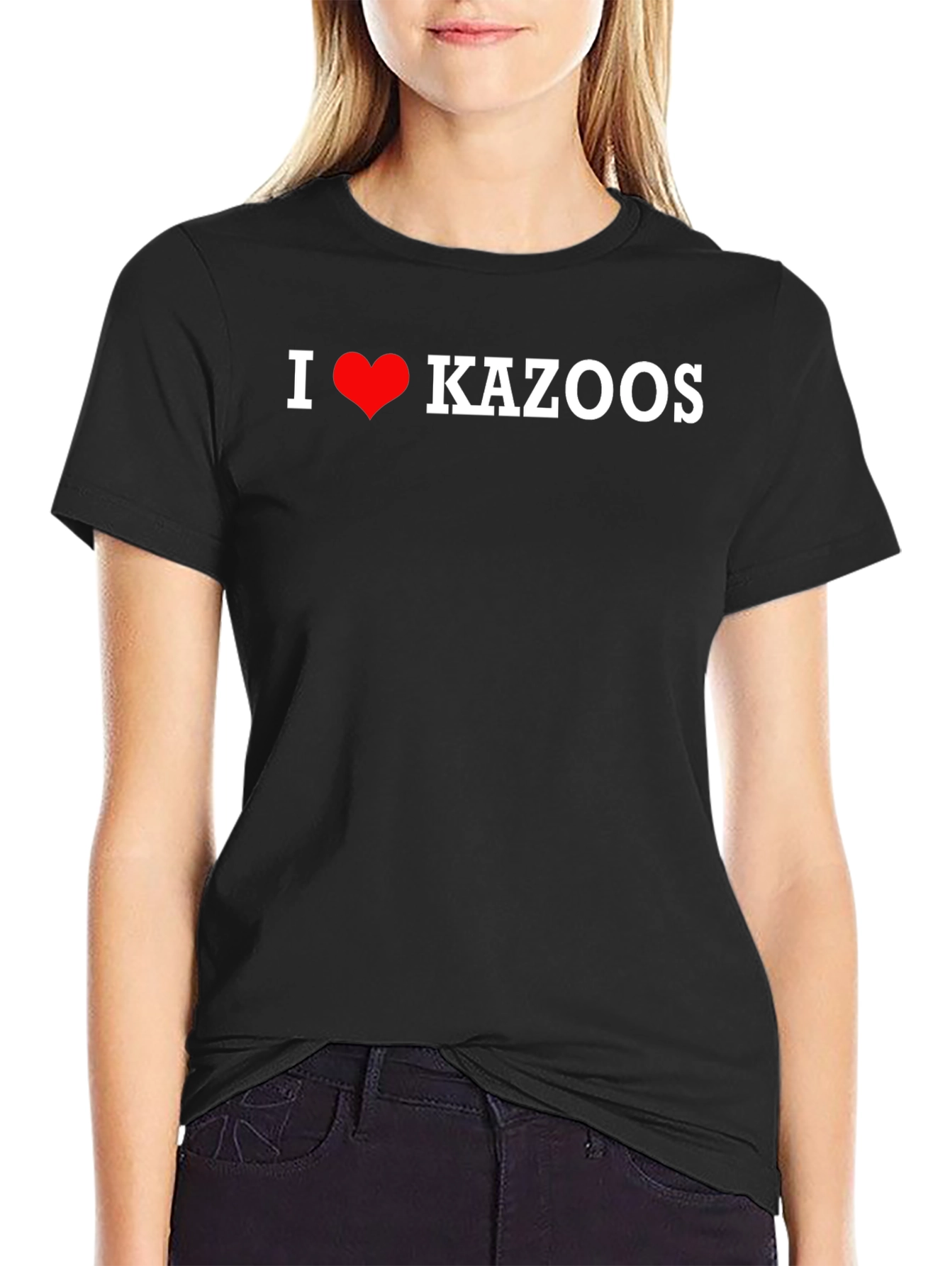 I Heart Kazoos T-Shirt - Novelty Music Lover Tee