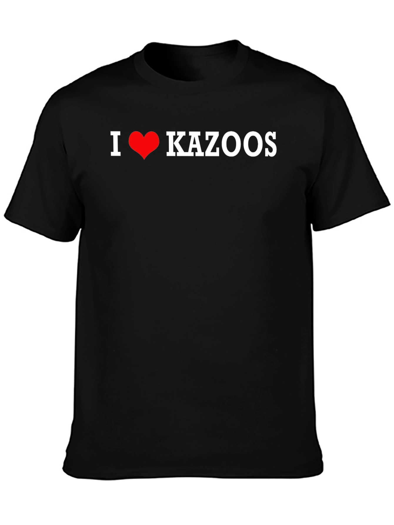 I Heart Kazoos T-Shirt - Novelty Music Lover Tee