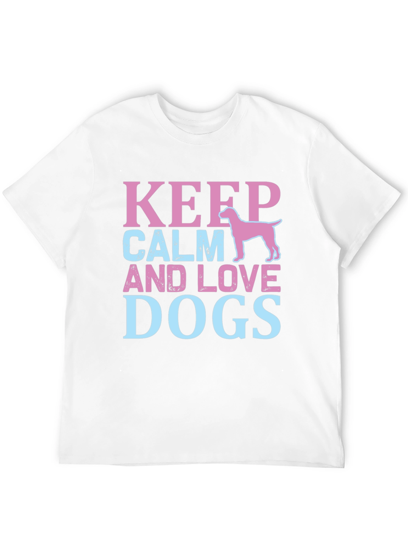 Keep Calm and Love Dogs Graphic Tee