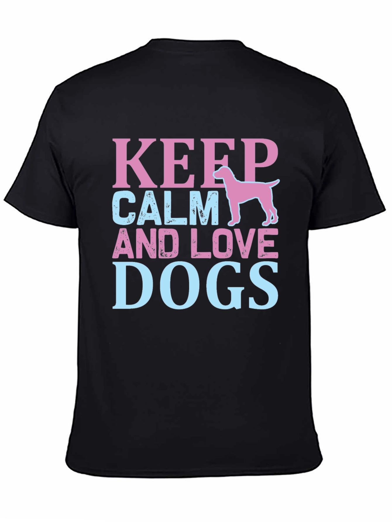Keep Calm and Love Dogs Graphic Tee