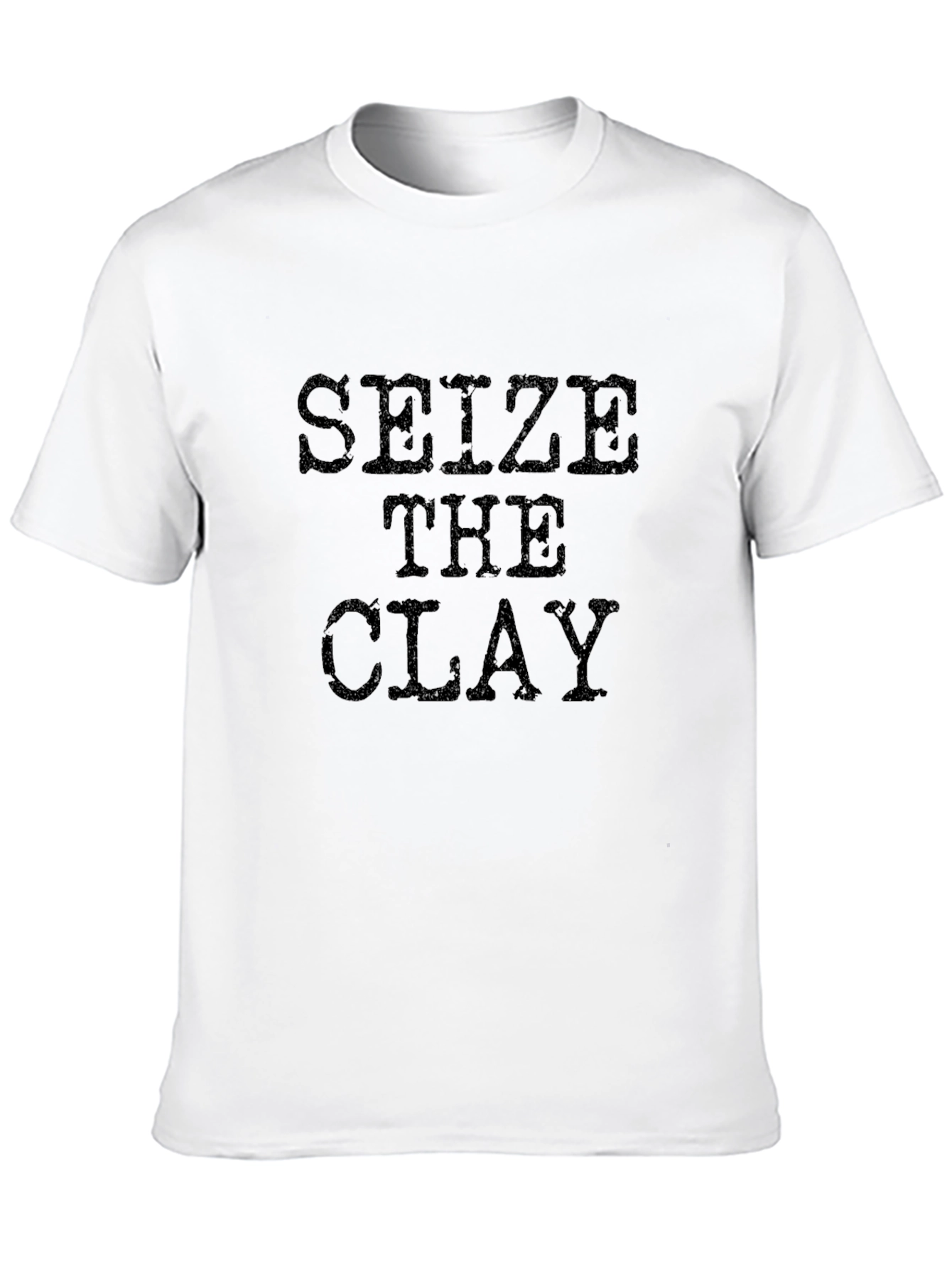 Seize The Clay Graphic T-Shirt - Black Cotton Tee