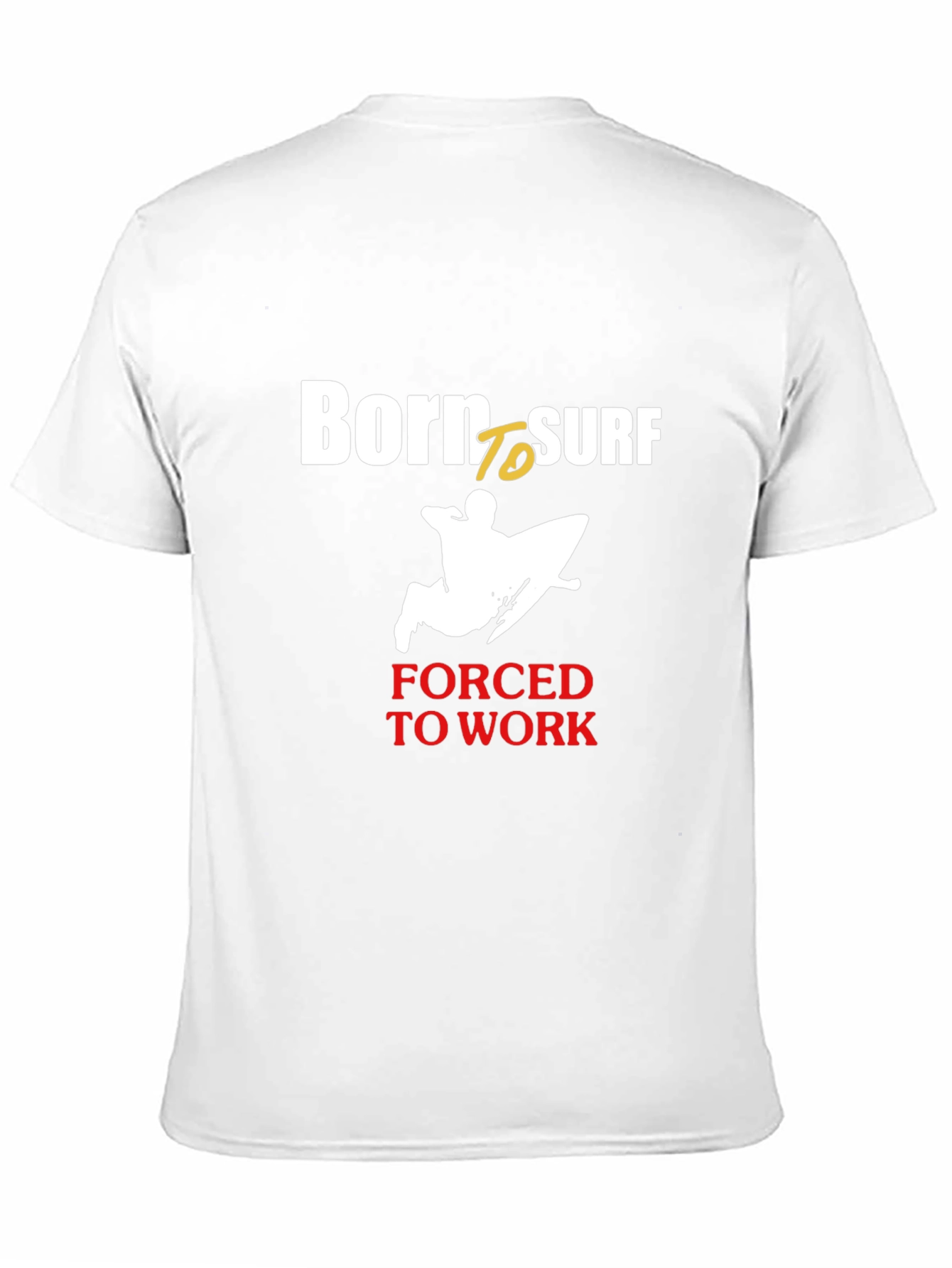 Born to Surf Mens Black Graphic Tee