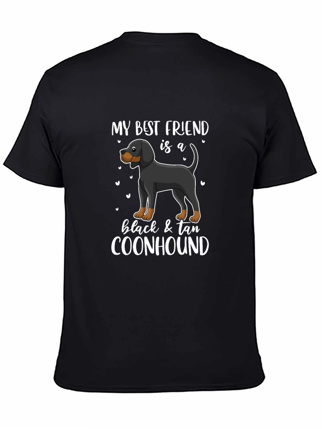Black & Tan Coonhound Best Friend T-Shirt