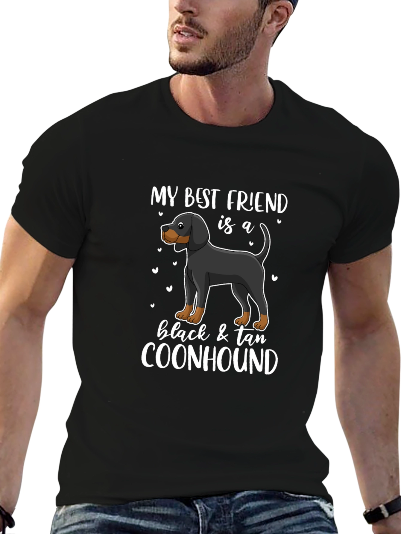 Black & Tan Coonhound Best Friend T-Shirt