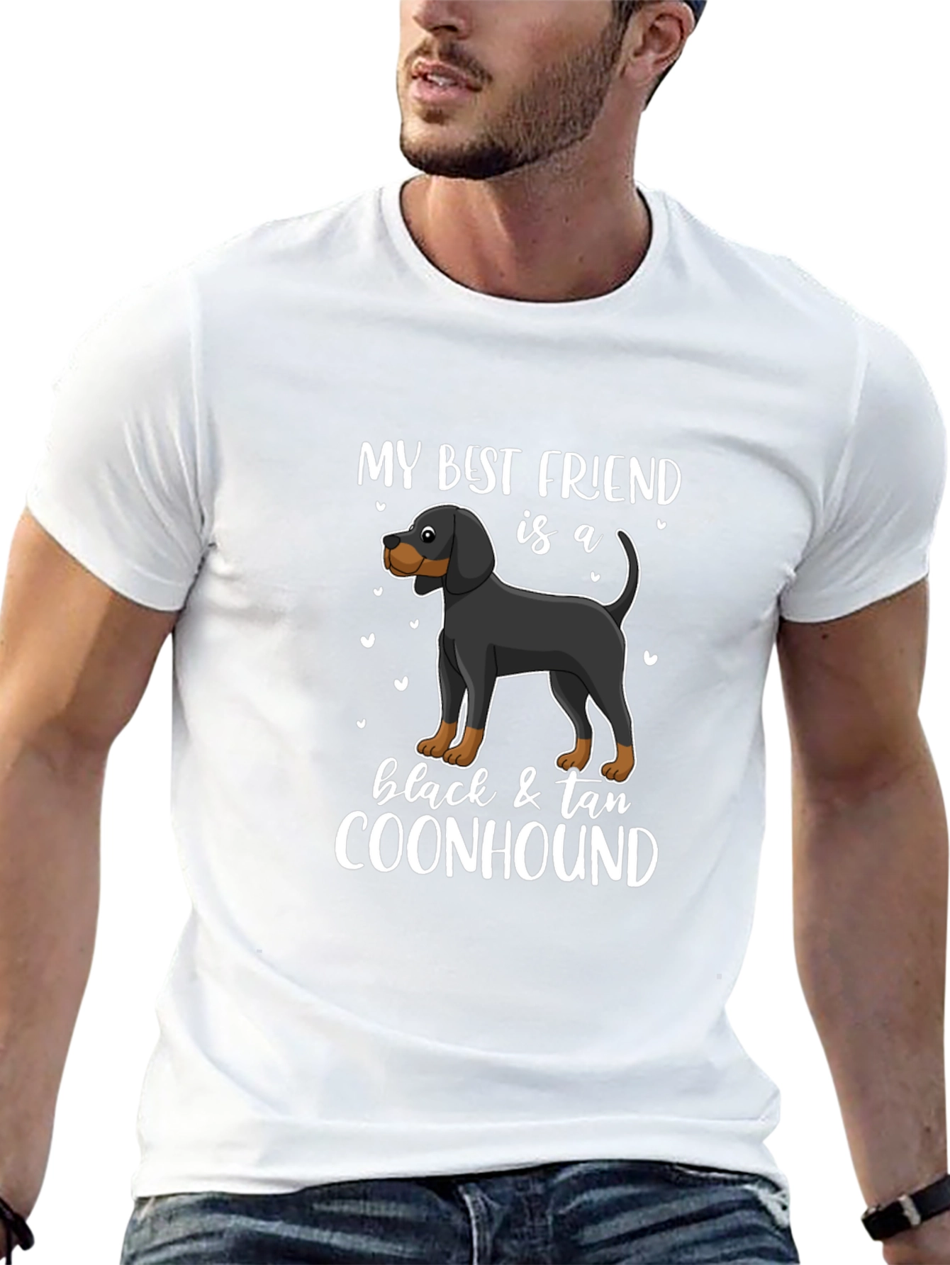 Black & Tan Coonhound Best Friend T-Shirt