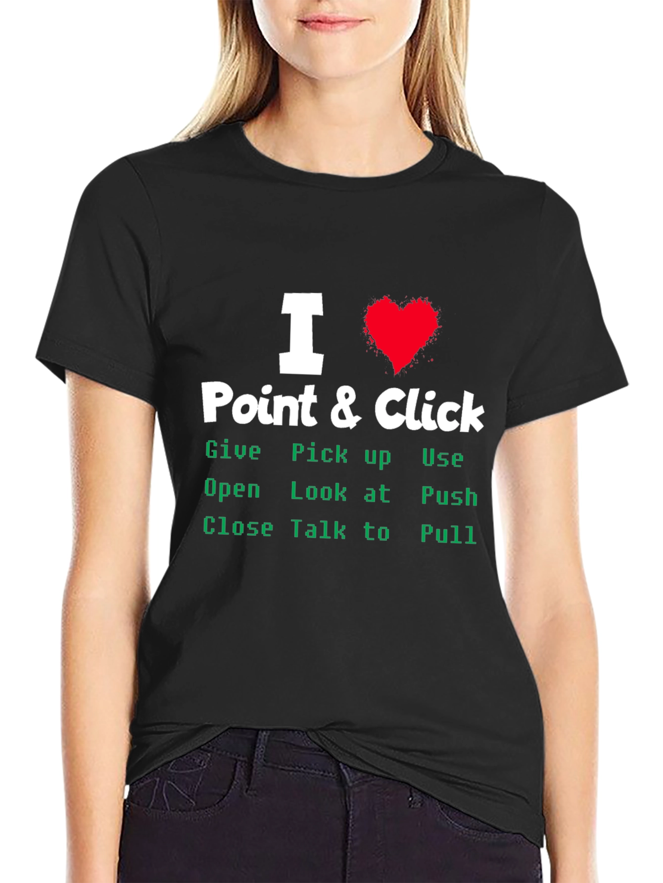 I Heart Point & Click Adventure Game T-Shirt