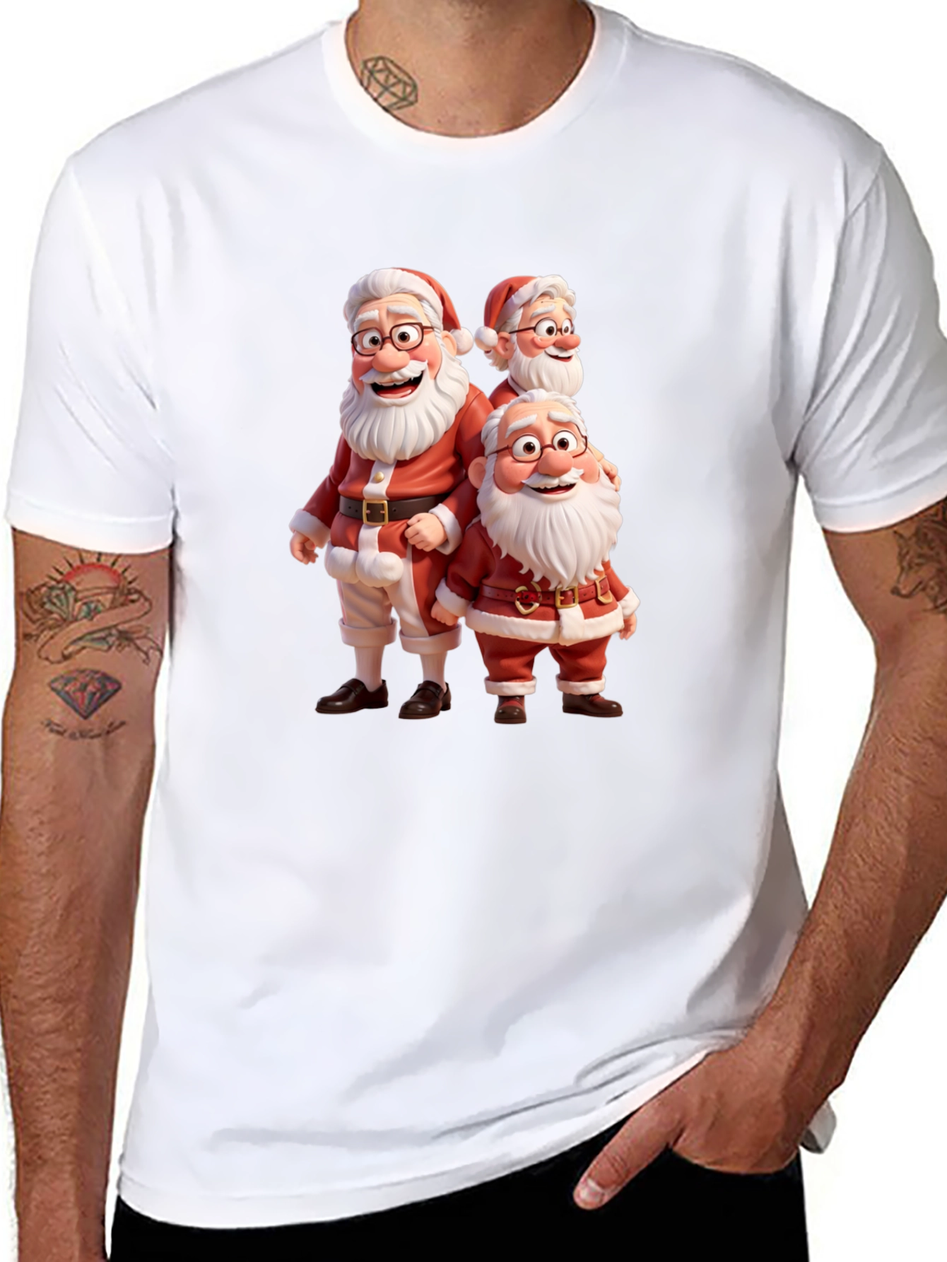 Festive Santa Claus T-Shirt