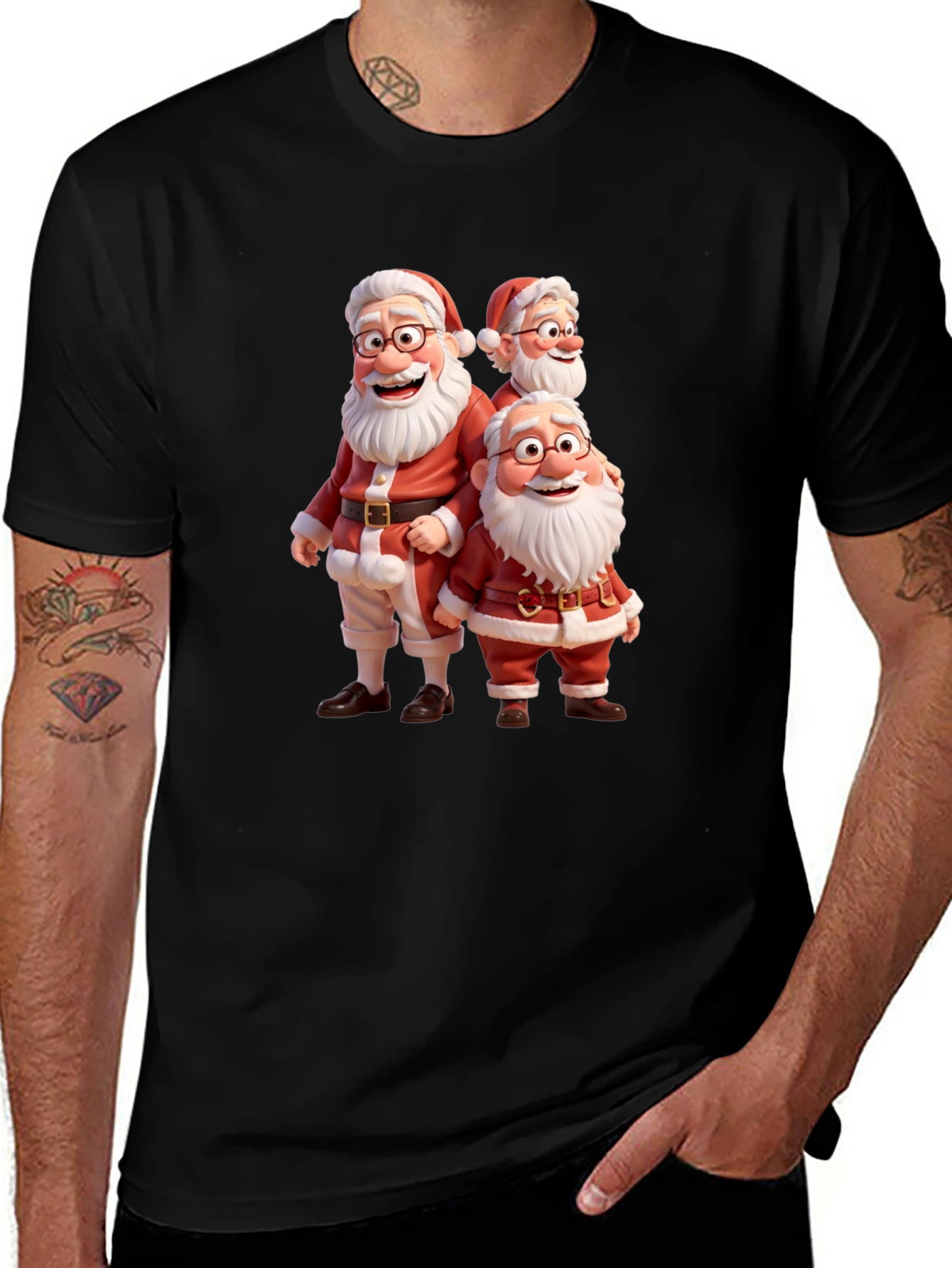 Festive Santa Claus T-Shirt
