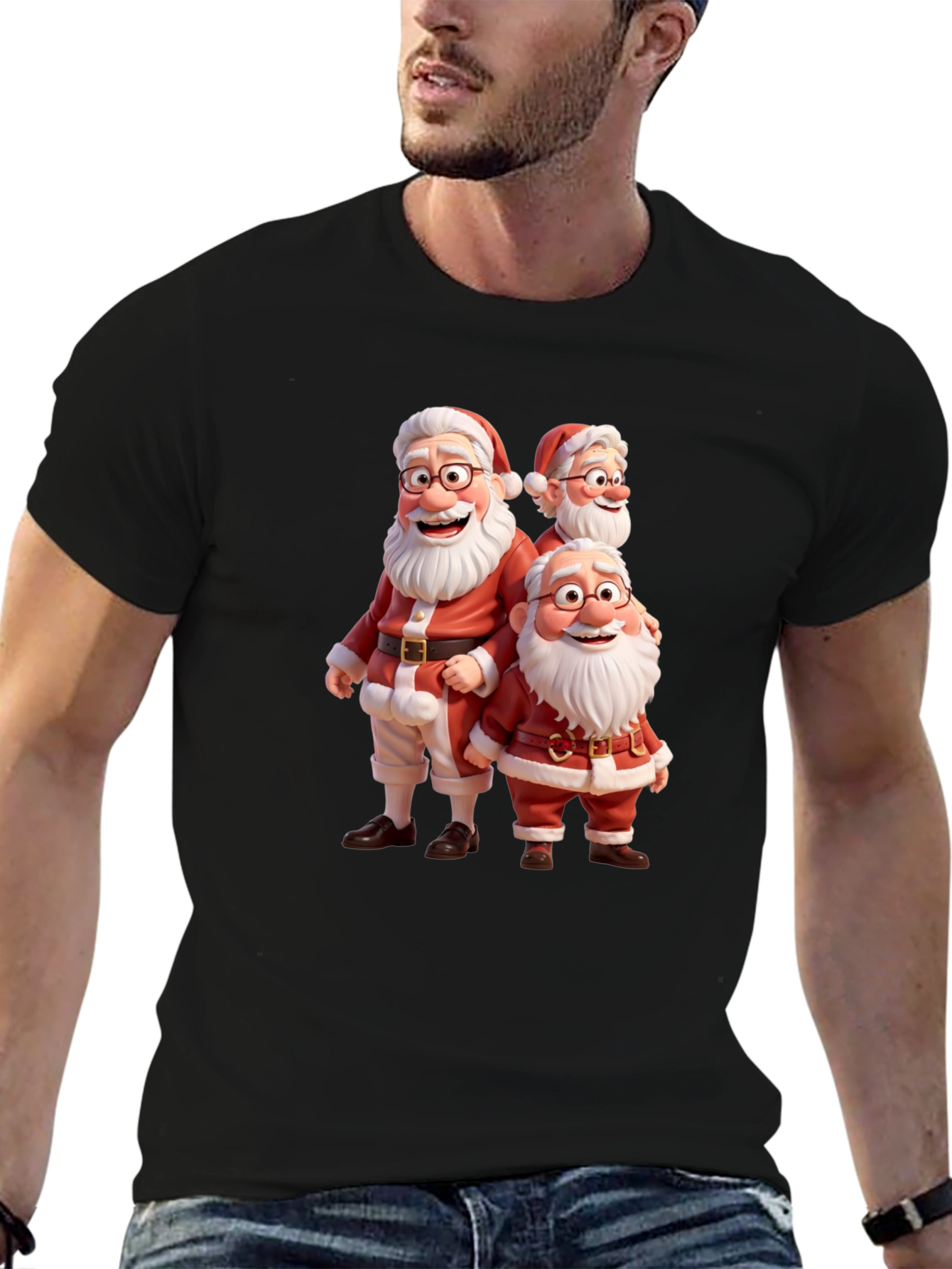 Festive Santa Claus T-Shirt