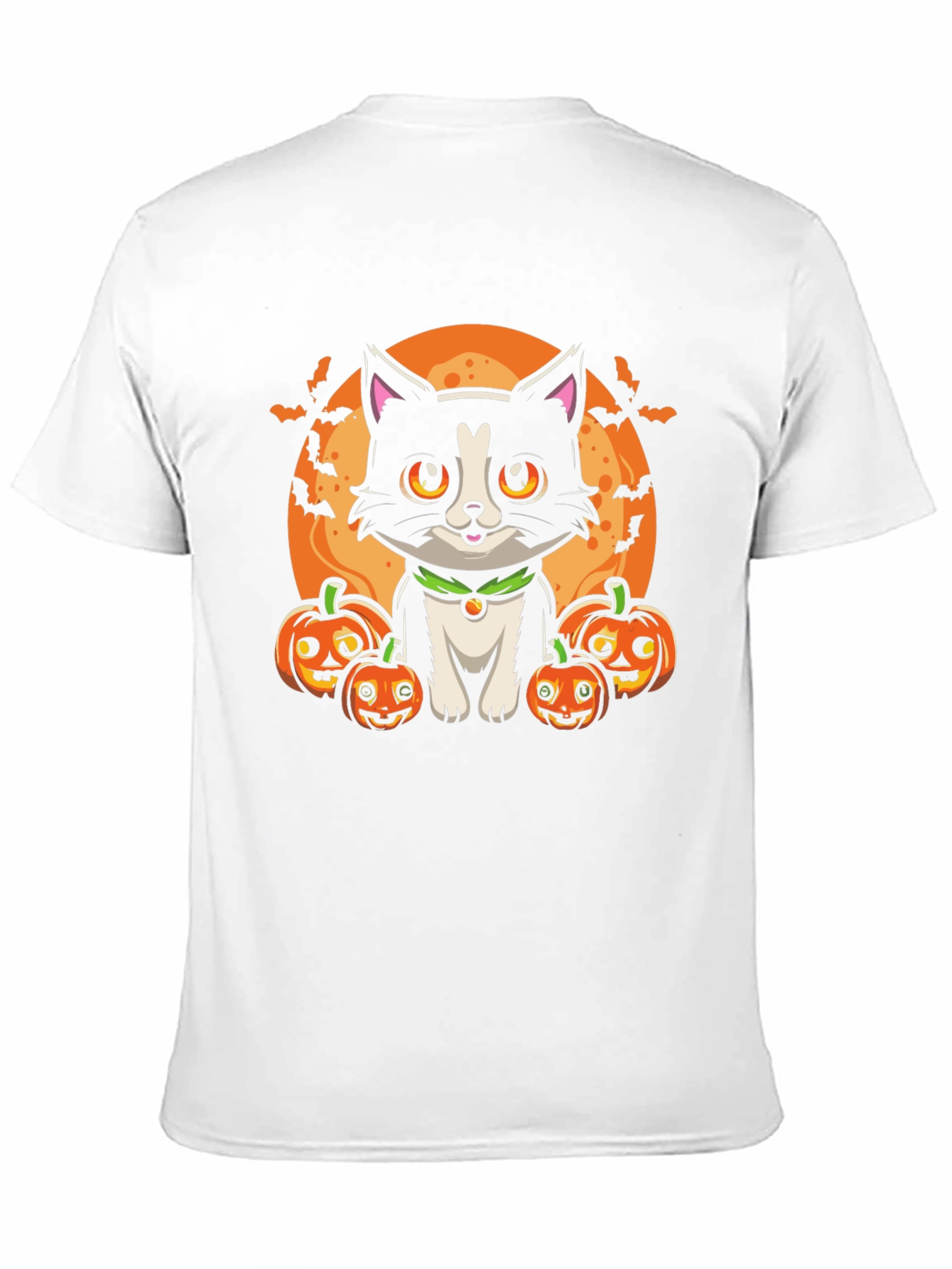 Halloween Cat Pumpkin T-Shirt