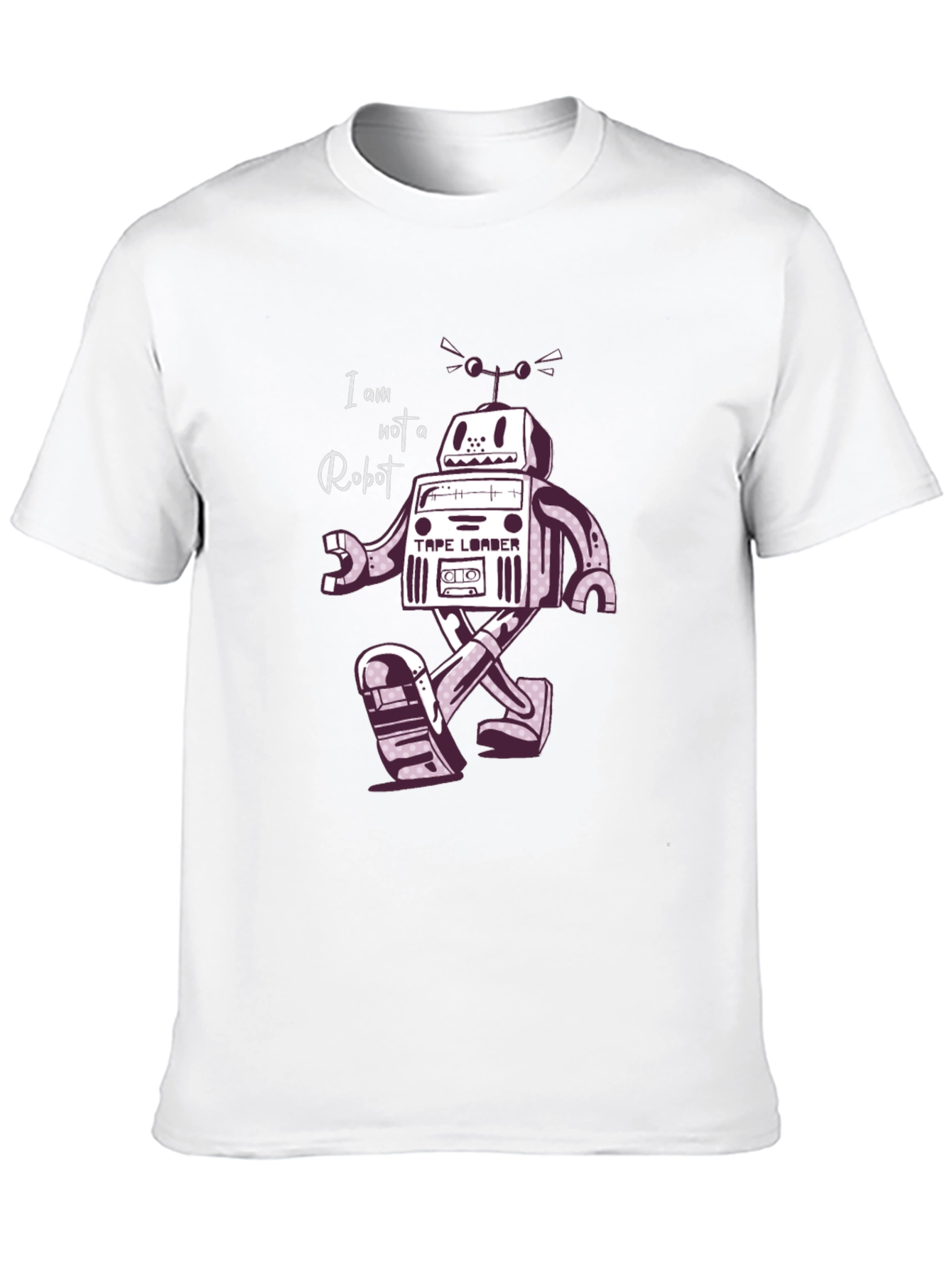 Retro Robot T-Shirt - I Am Not A Robot!