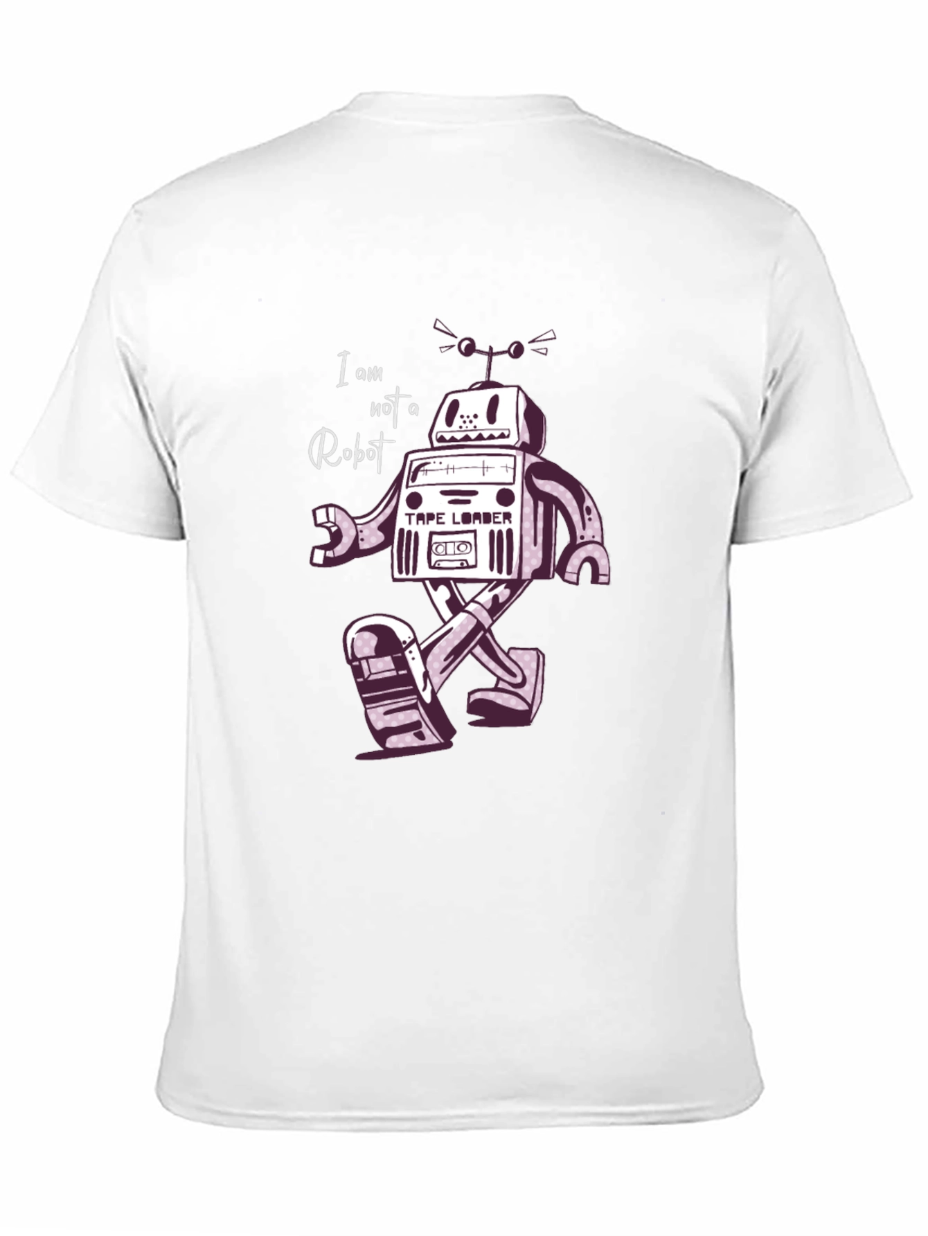 Retro Robot T-Shirt - I Am Not A Robot!