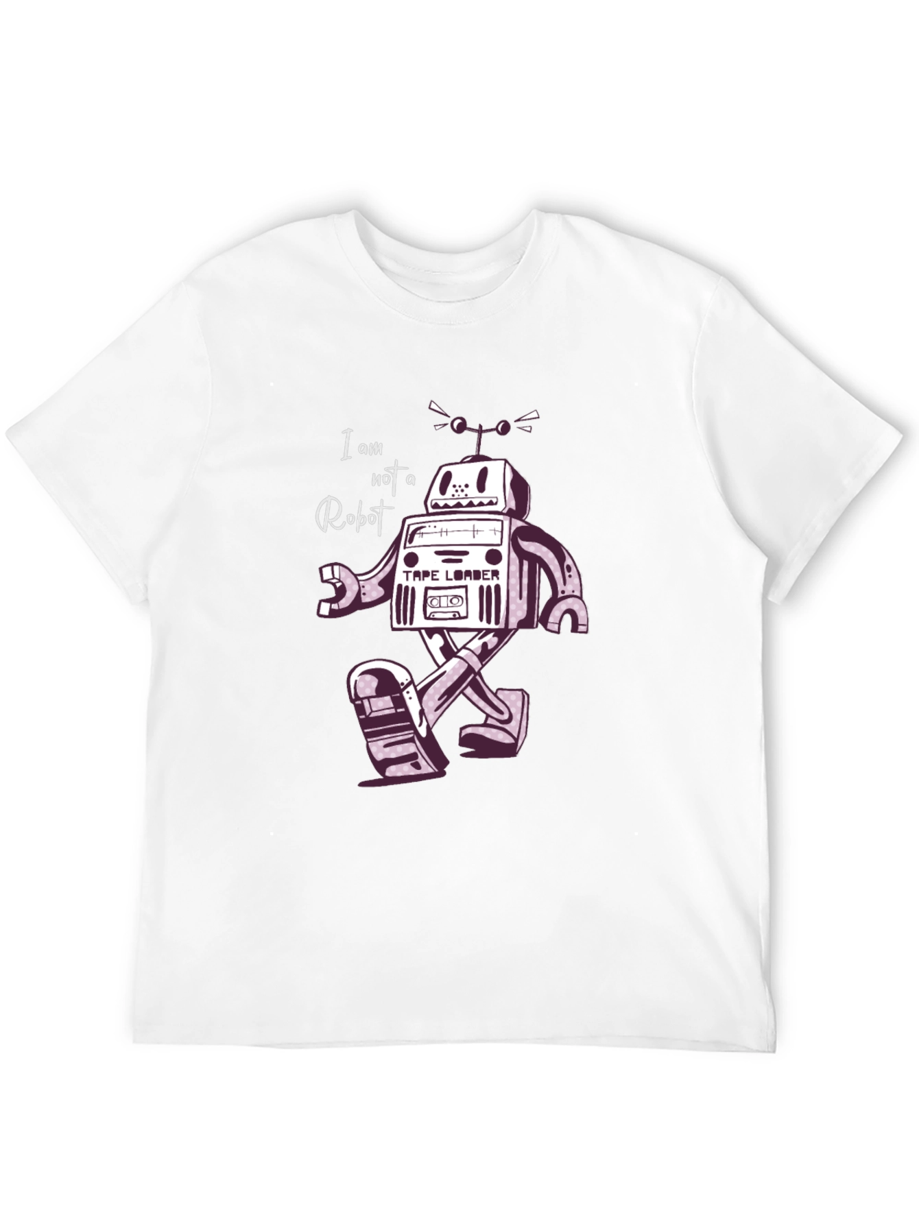 Retro Robot T-Shirt - I Am Not A Robot!